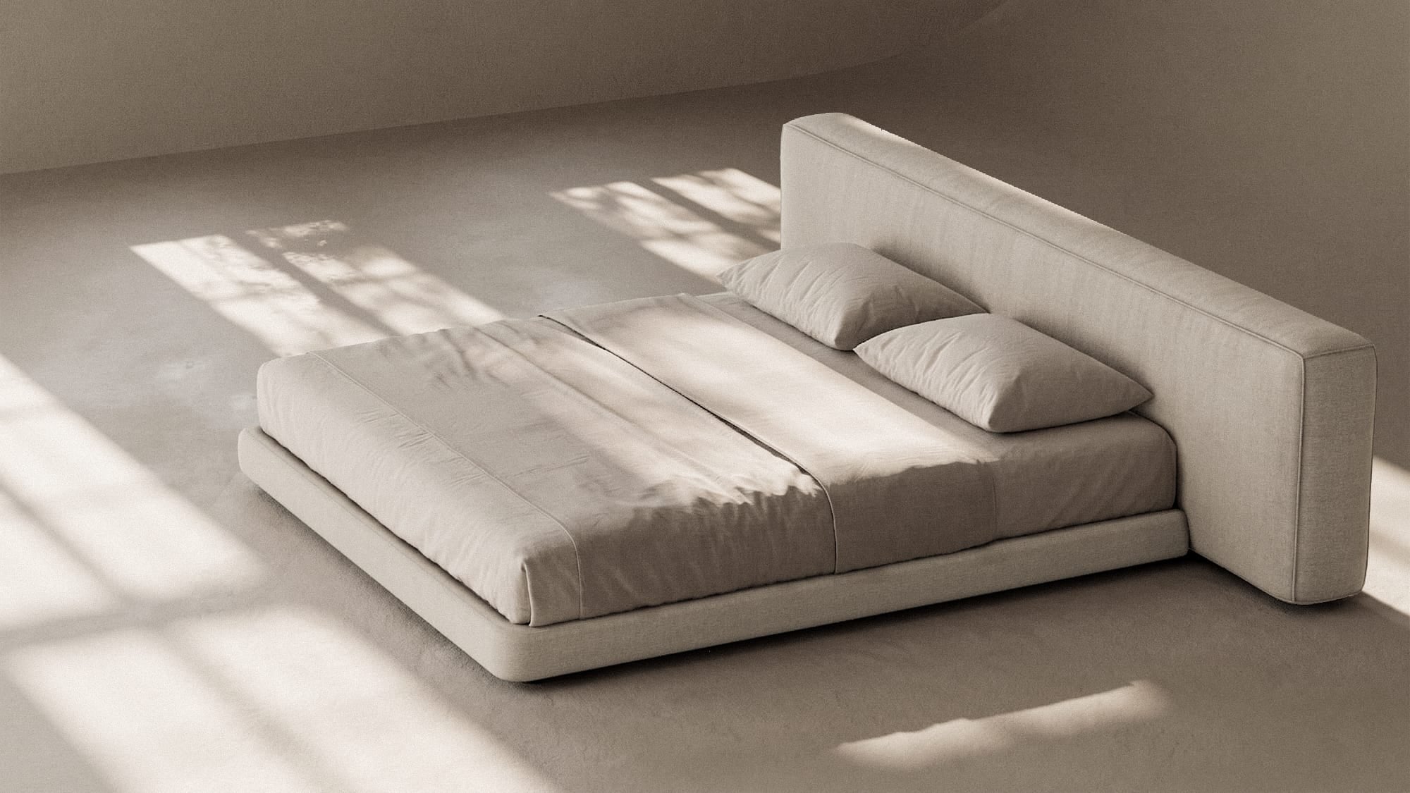 KWARS NUVIA BED Bed Frame + Headboard