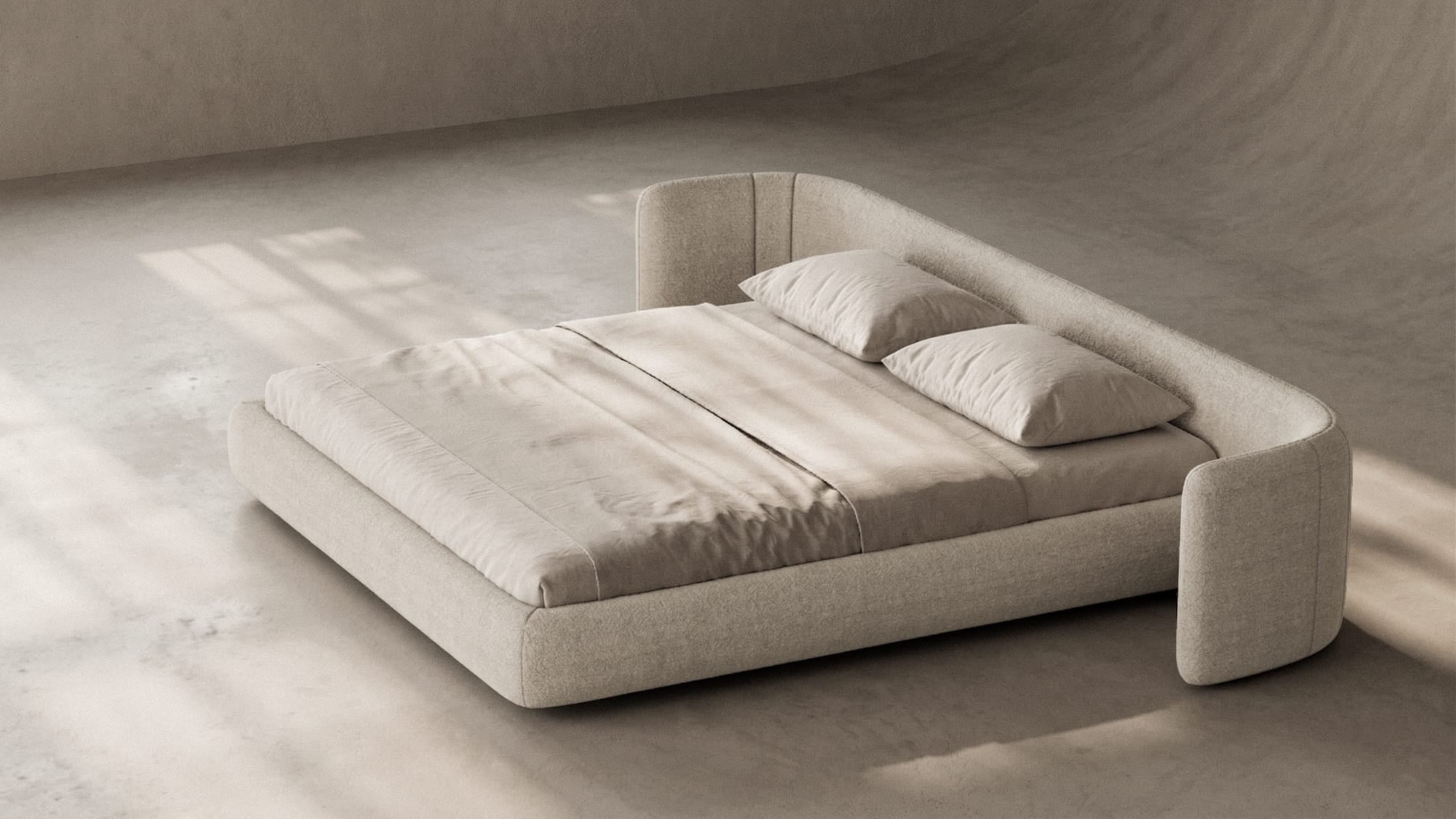 KWARS VELIA BED Bed Frame + Headboard