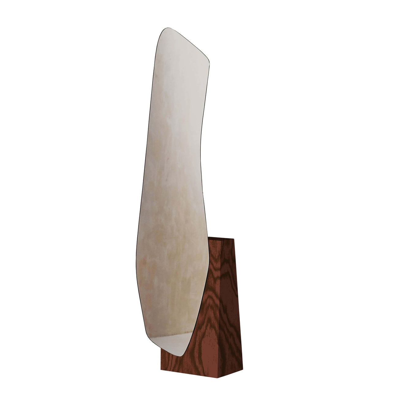 Mirror LAKE MIRROR 5 IN ETTORE SOTTSASS ALPI WOOD VENEER NOOM