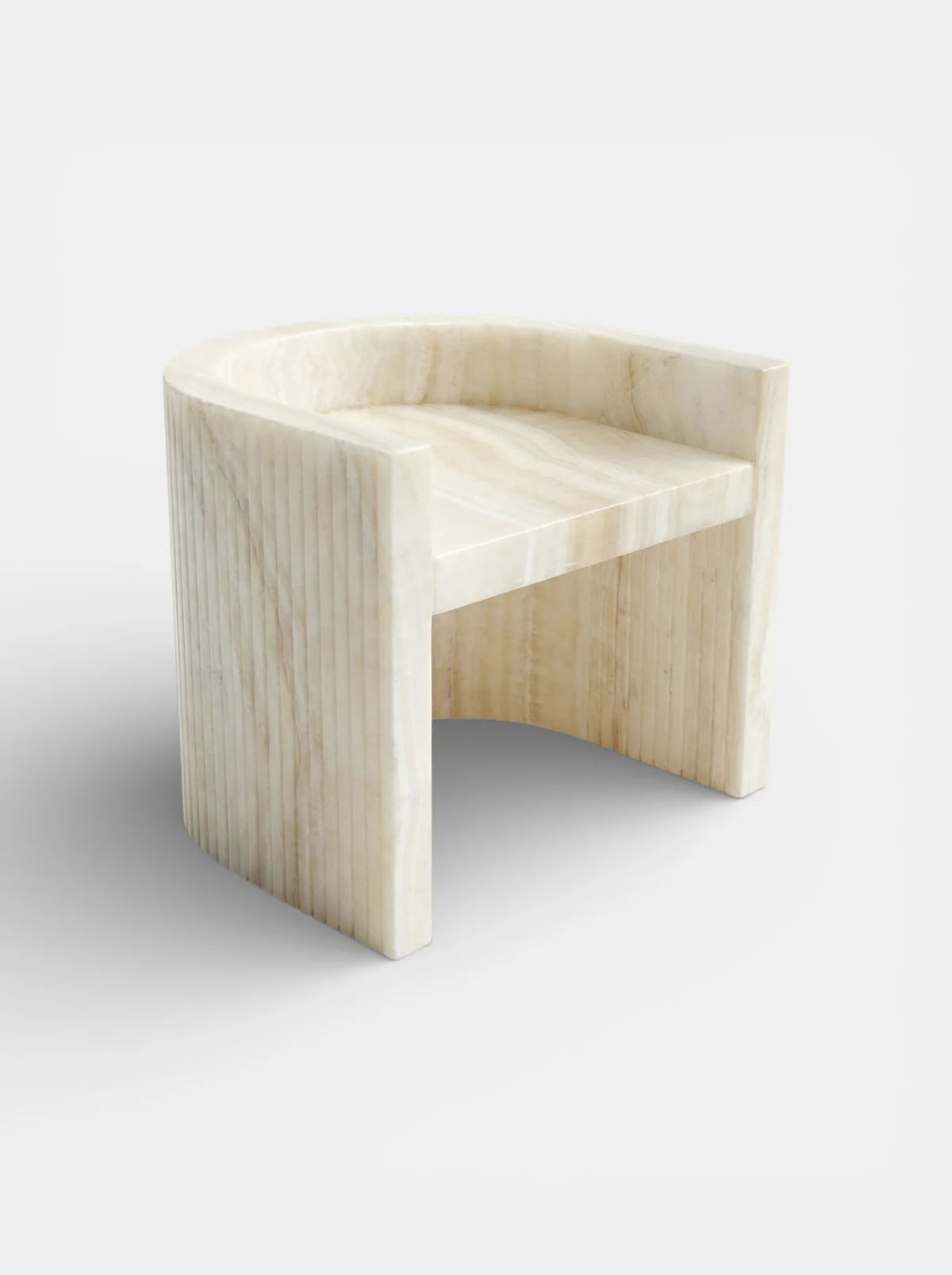 LORIS IVORY ONYX CHAIR