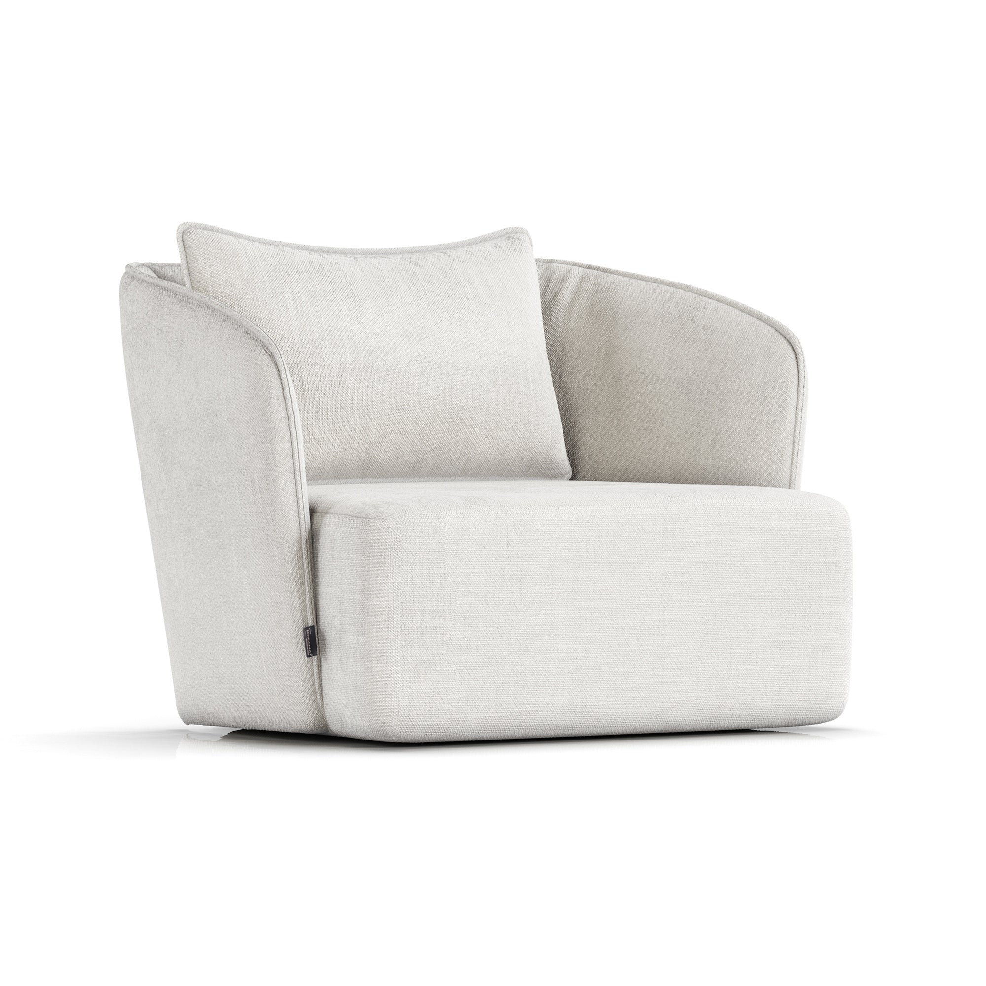 Lounge Chair Bergamo - Grey 03 LYFOS SINGLE SEAT LOUNGE CHAIR KREAMAT