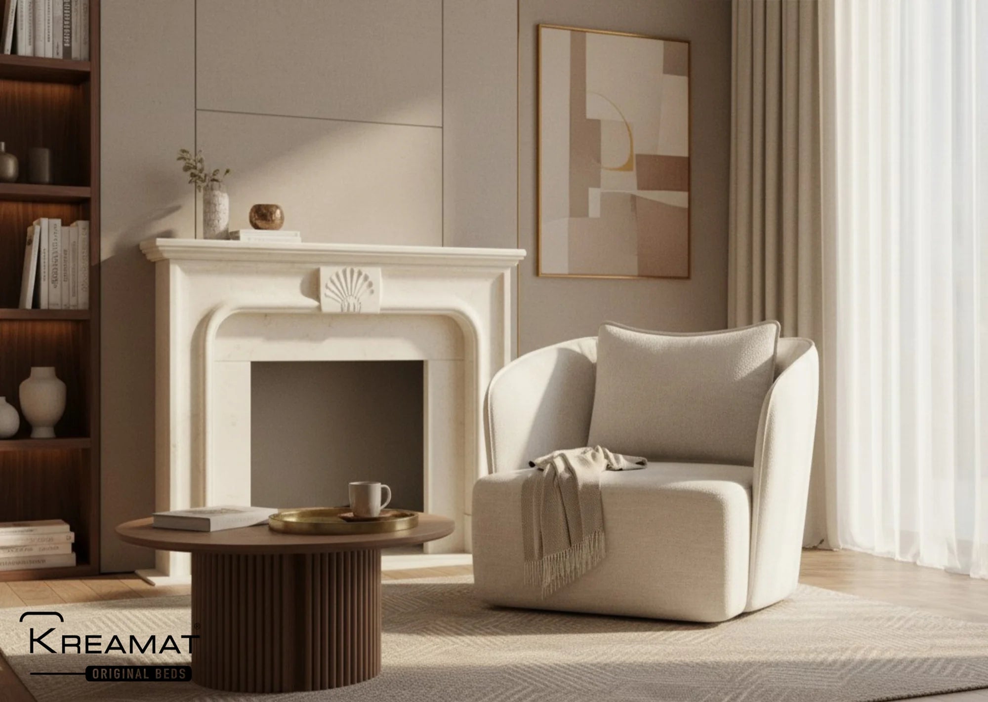 Lounge Chair LYFOS SINGLE SEAT LOUNGE CHAIR KREAMAT