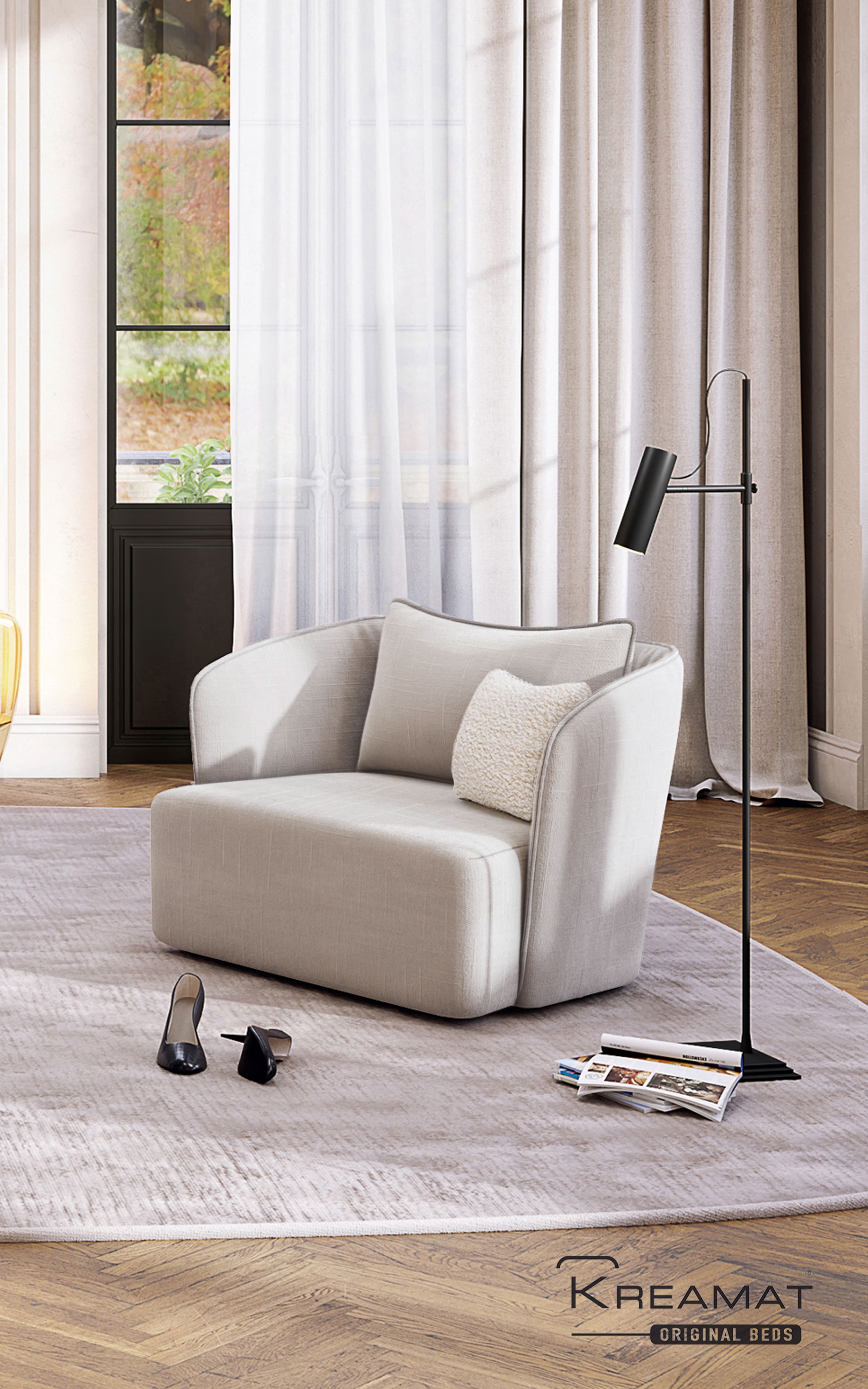 Lounge Chair LYFOS SINGLE SEAT LOUNGE CHAIR KREAMAT