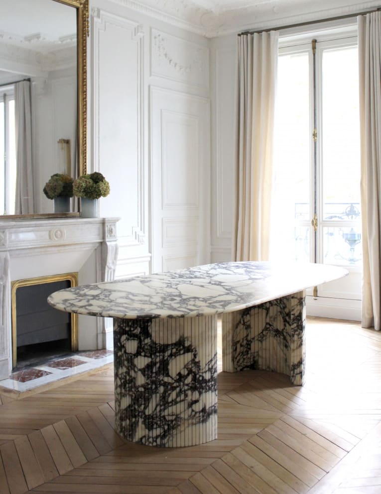 Dining Table LUNA MARBLE DINING TABLE MARBERA