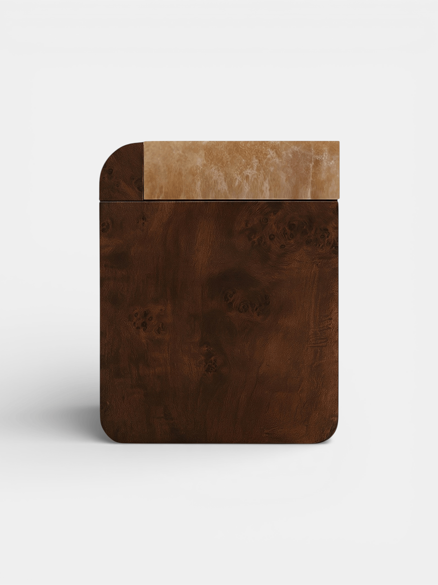 MARBERA AMO DARK RADICA & WHITE ONYX Side Table