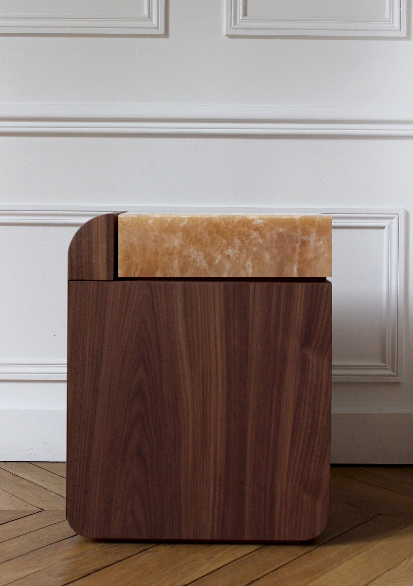 Marbera Studio Amo Walnut Storage Table
