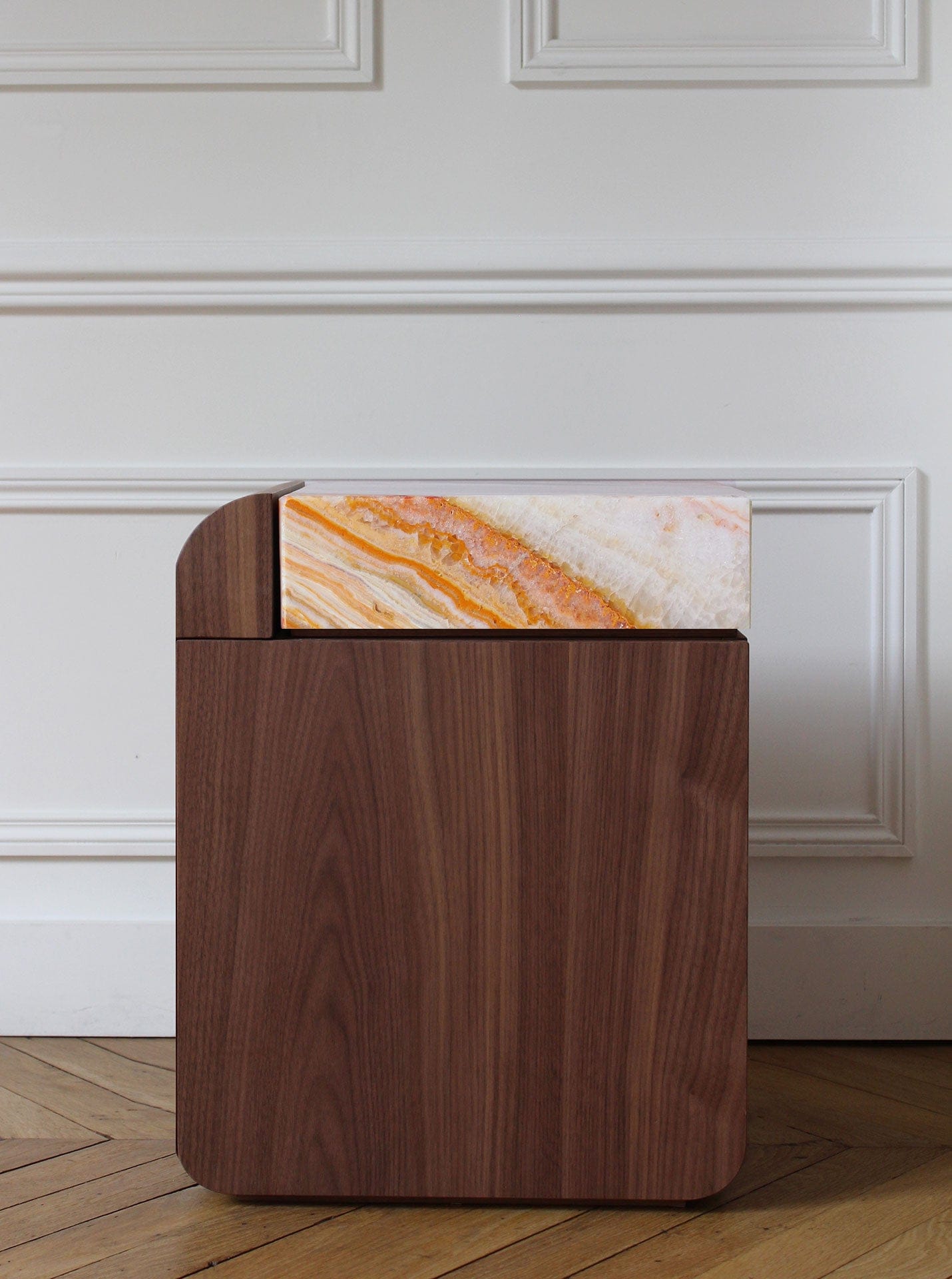 Marbera Studio Amo Walnut Storage Table