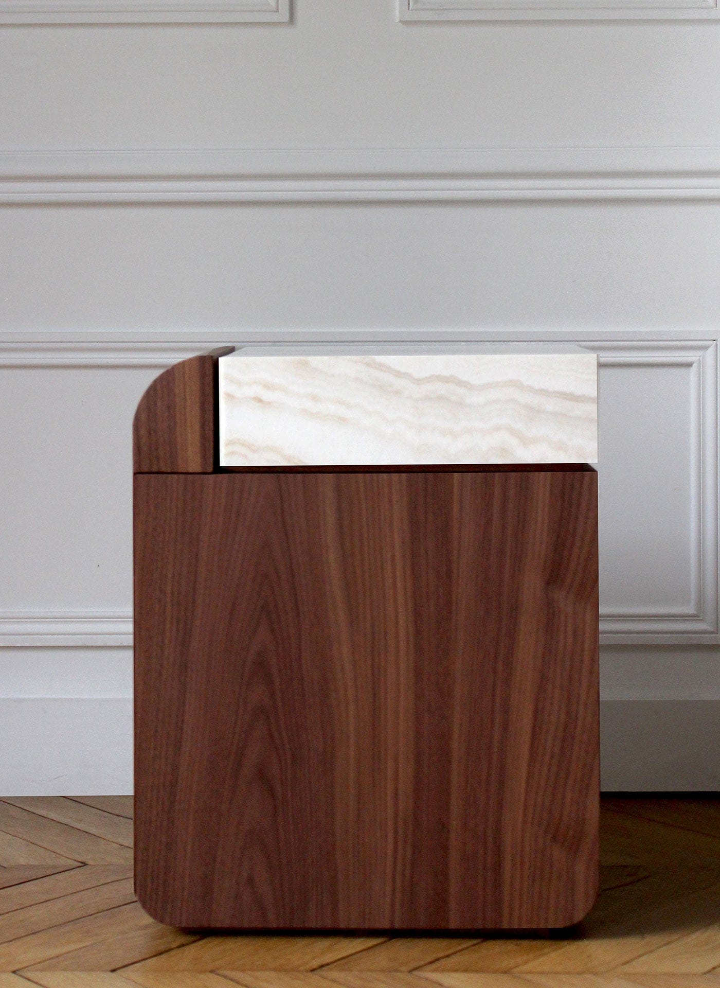 Marbera Studio Amo Walnut Storage Table