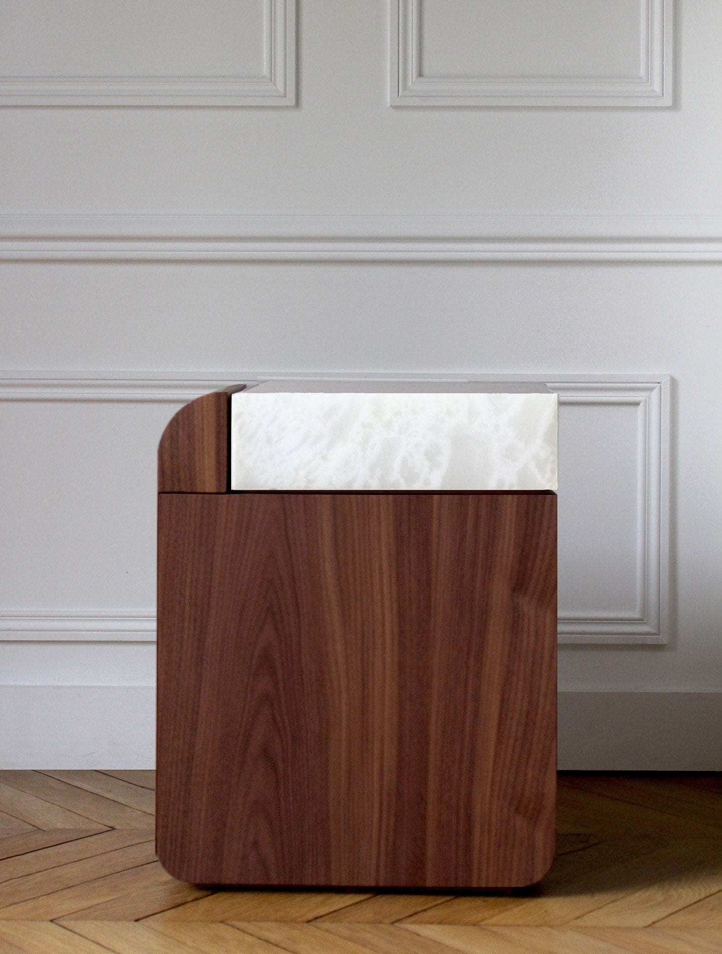 Marbera Studio Amo Walnut Storage Table
