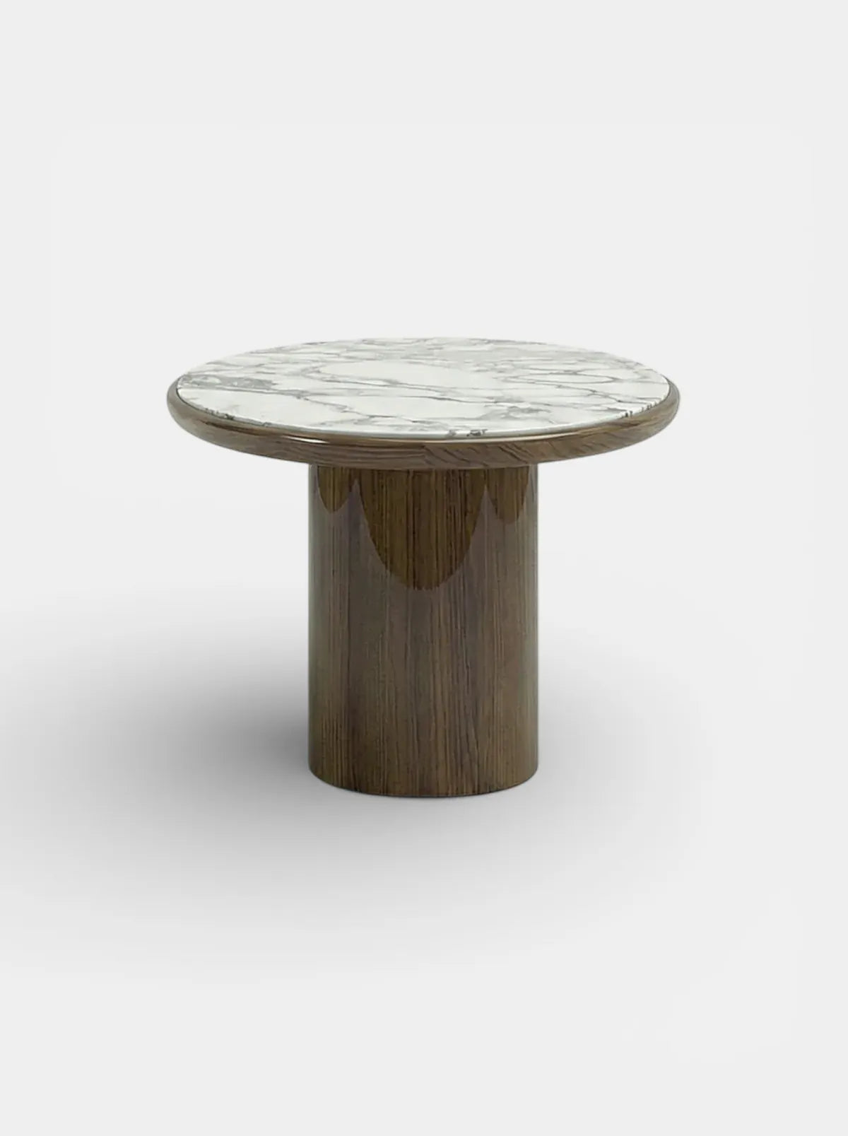 MARBERA CARLA WOOD & ARABESCATO MARBLE DINING TABLE Dining Table