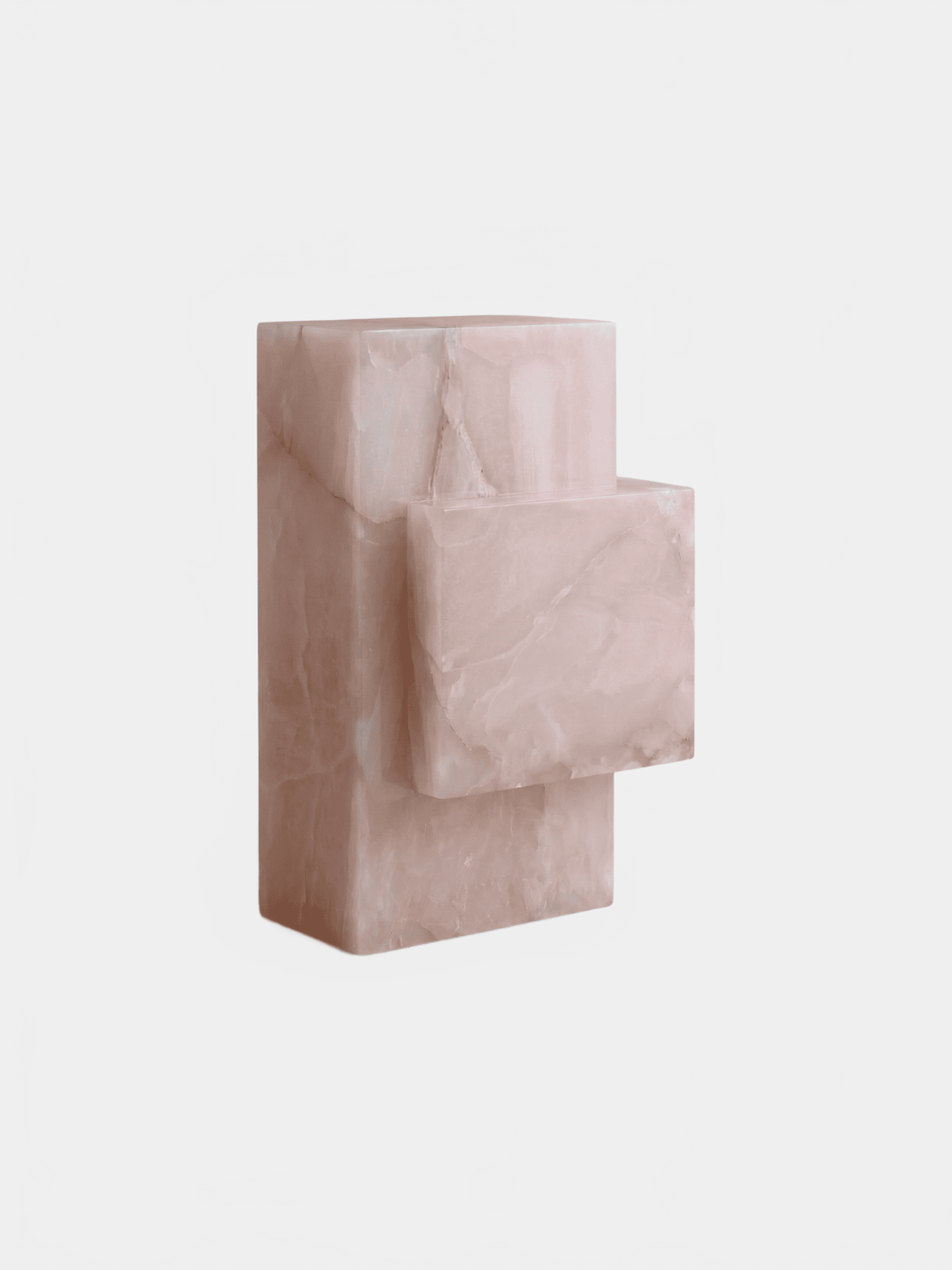 MARBERA ELLA PINK ONYX TABLE Side Table