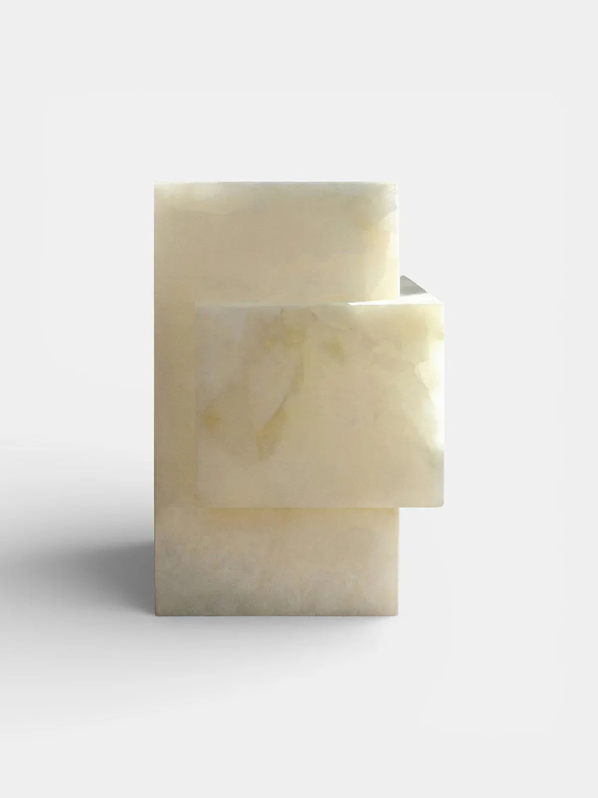MARBERA ELLA WHITE ONYX TABLE Side Table