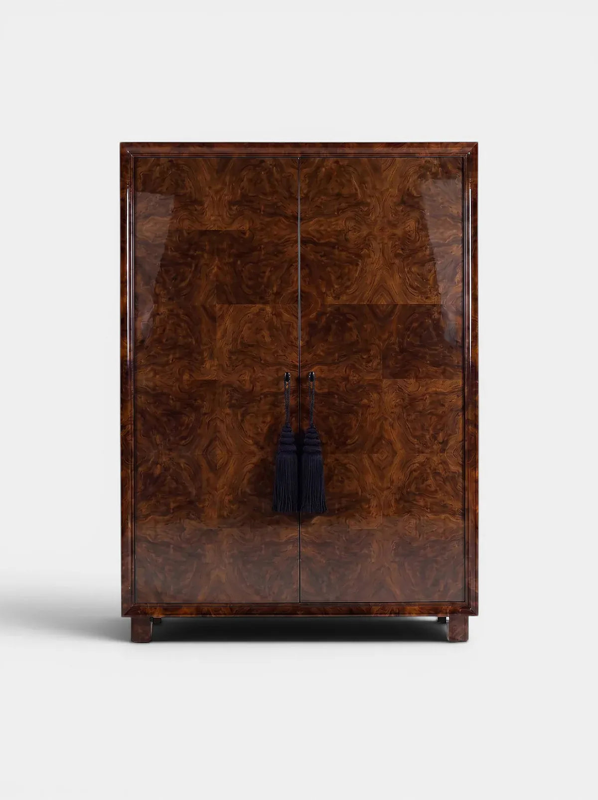 MARBERA EMILIE DARK BURL WOOD STORAGE Storage Cabinet