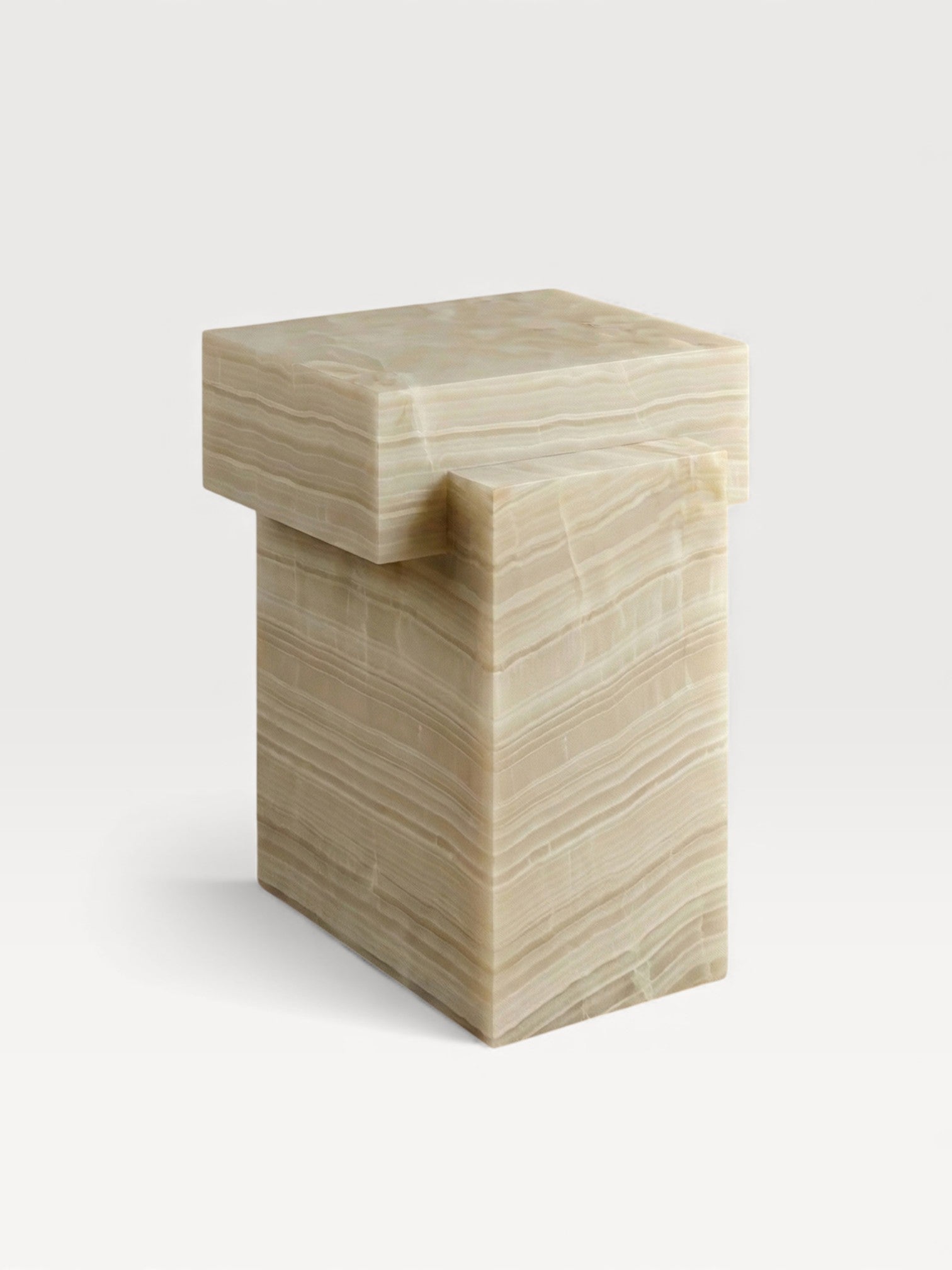 MARBERA GAIA IVORY ONYX TABLE Side Table