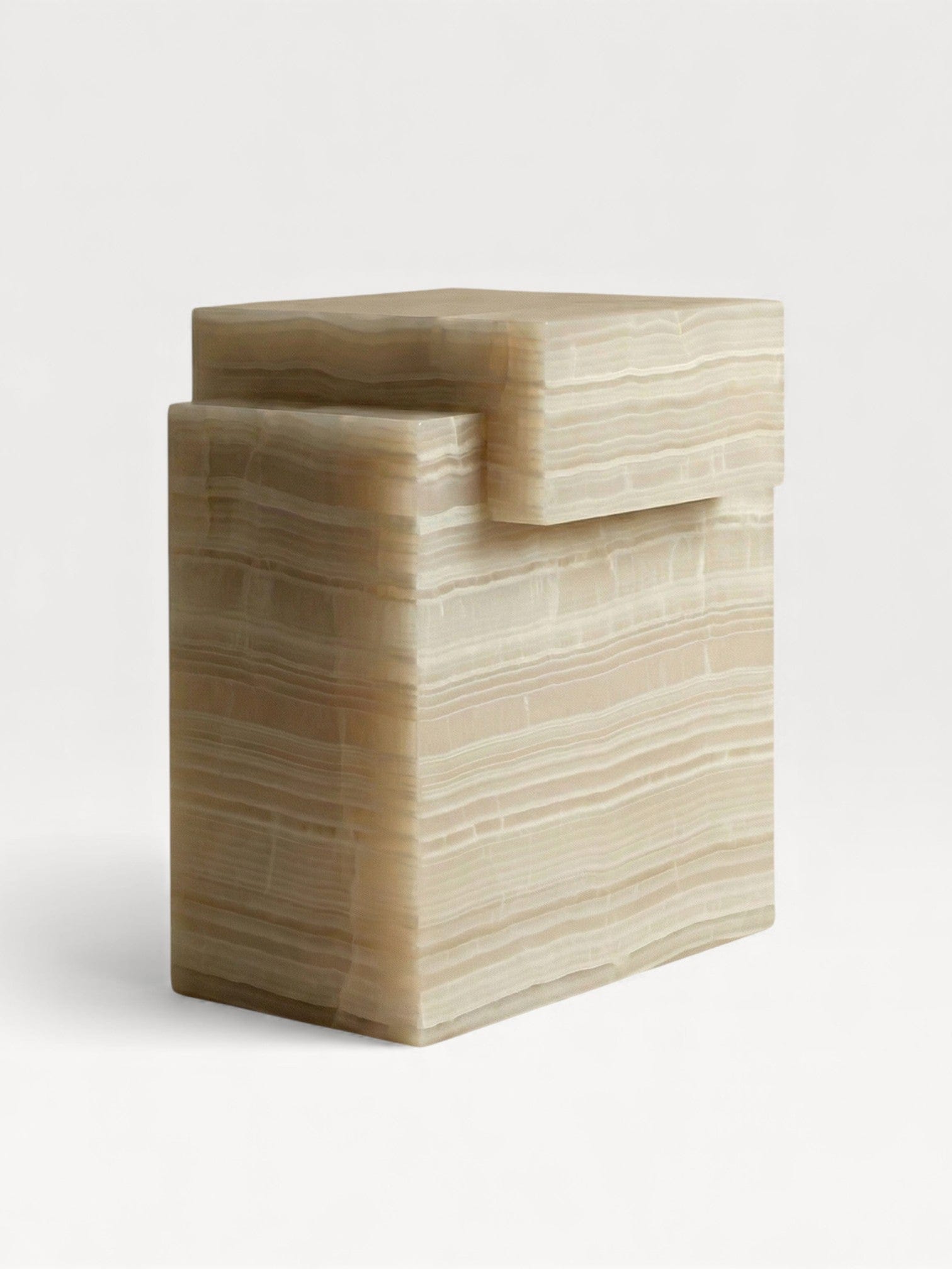 MARBERA GAIA IVORY ONYX TABLE Side Table