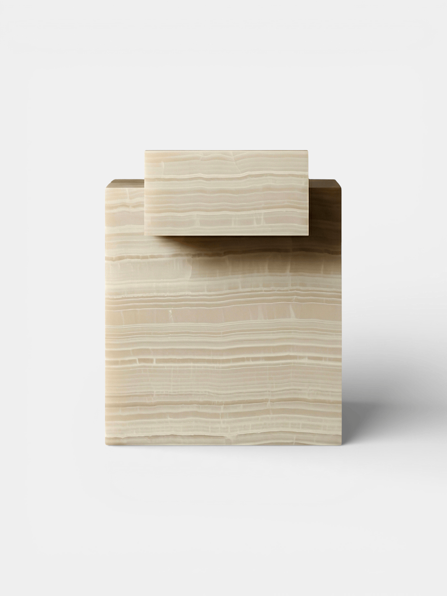 MARBERA GAIA IVORY ONYX TABLE Side Table