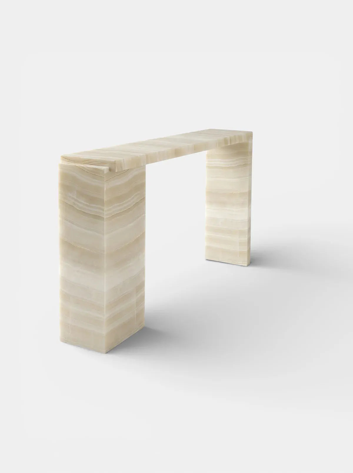 MARBERA JILL VANILLA ONYX Console Table