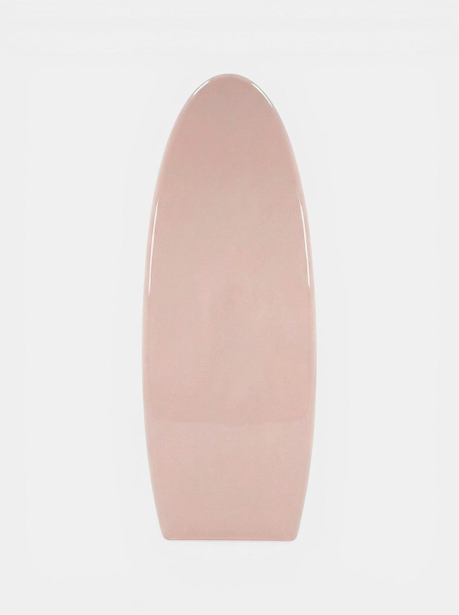 Marbera Marbera Harch Sculptural Floor Mirror Lacquered Wood Blush Pink