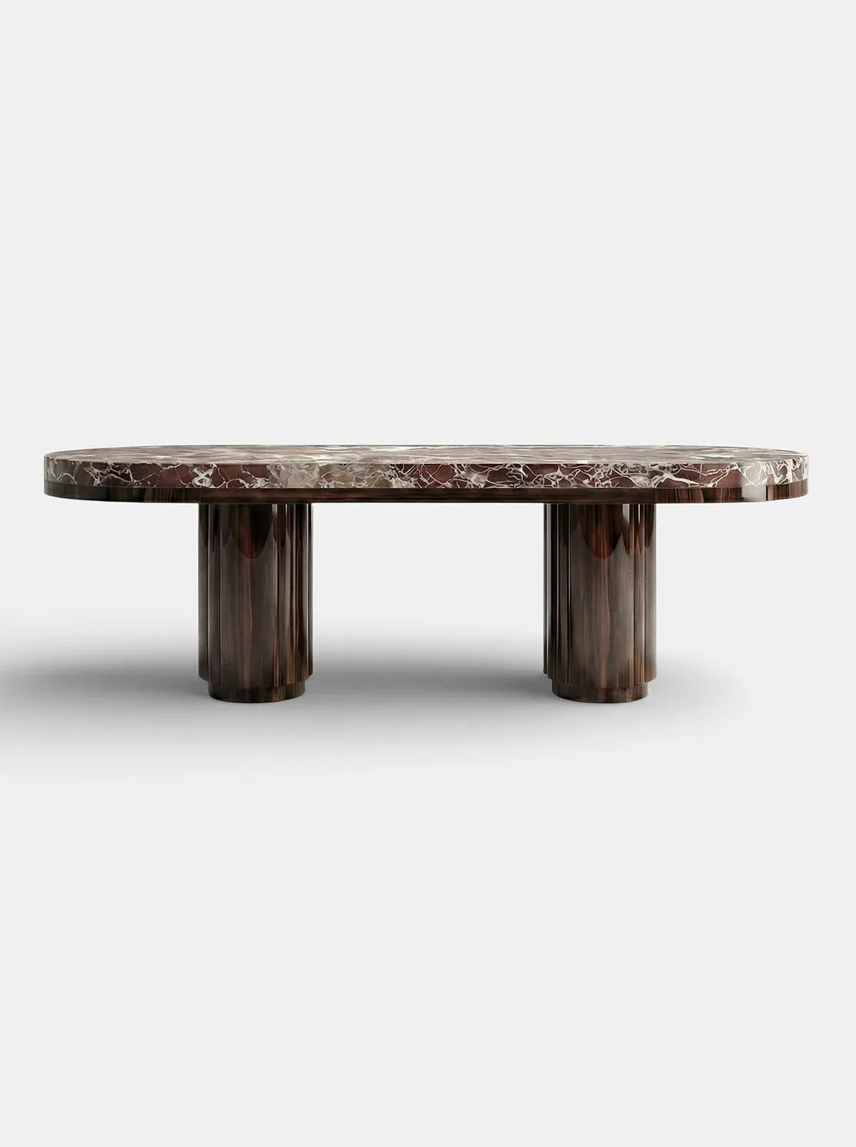 MARBERA MIRA BROWN & ROSSO LEVANTO MARBLE DINING TABLE Dining Table