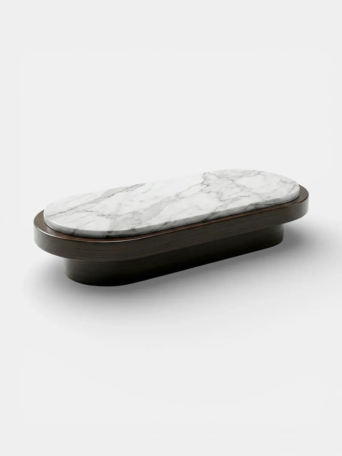 MARBERA MIRAGE ARABESCATO MARBLE & WOOD Coffee Table