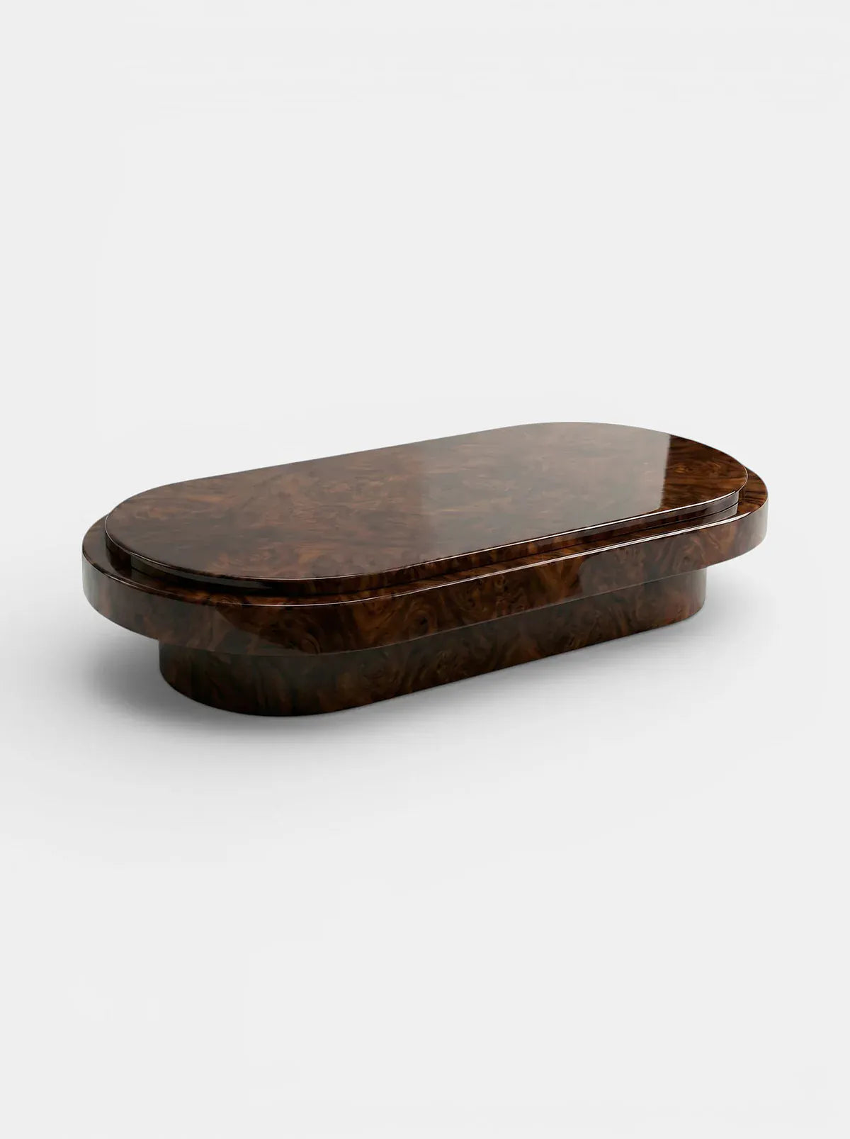 MARBERA MIRAGE DARK BURL WOOD Coffee Table