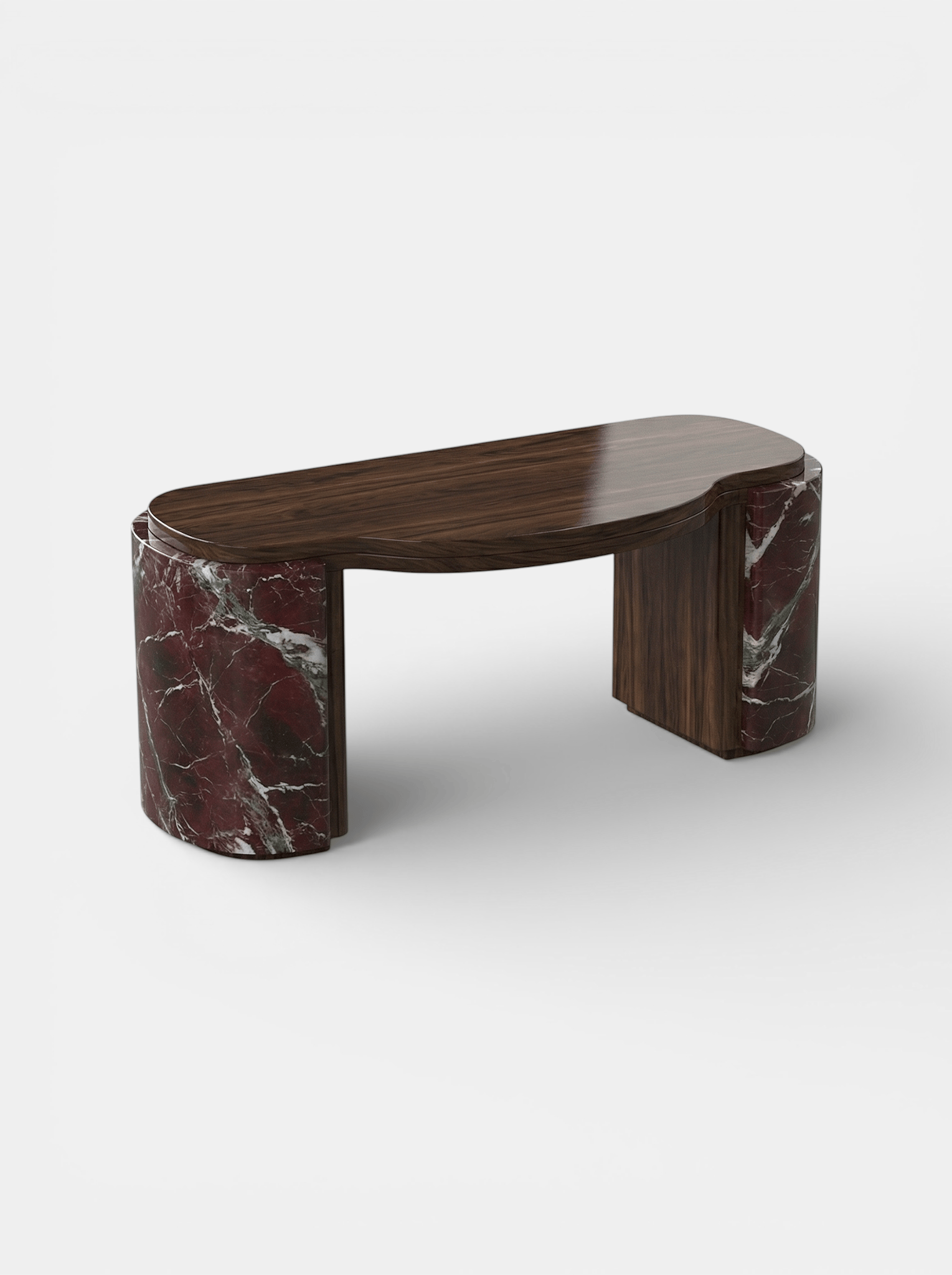 MARBERA MOKA | ROSSO LEVANTO & WOOD DESK Desk