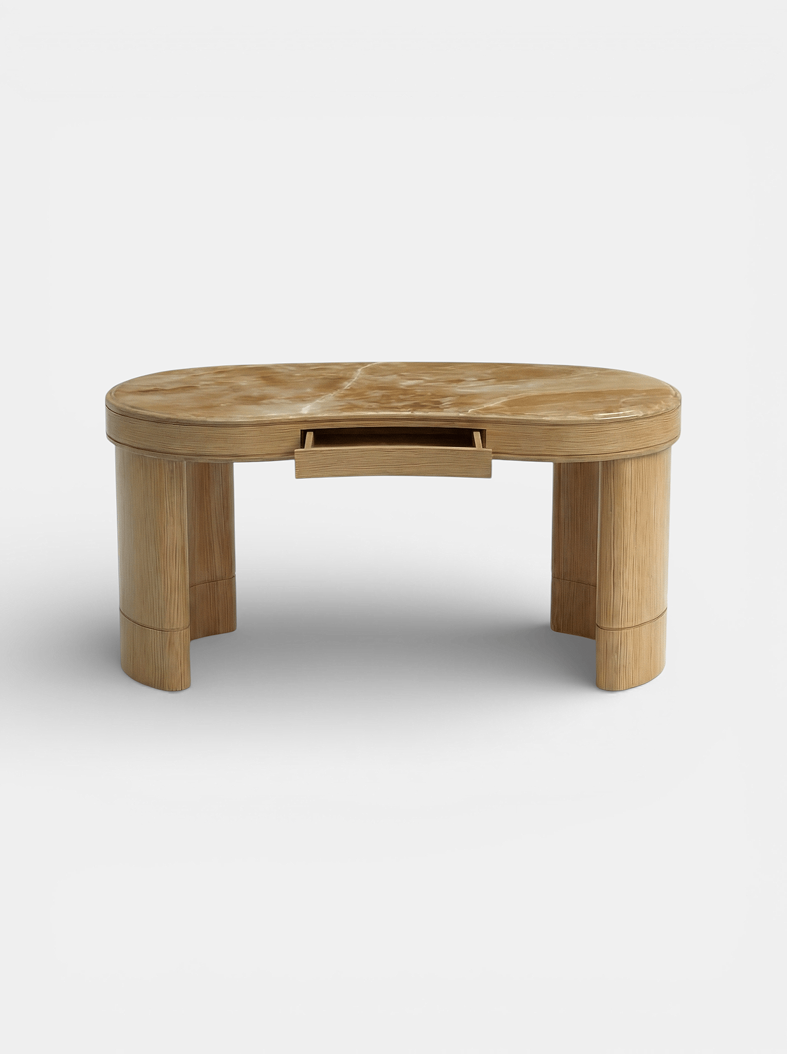 MARBERA NICOLA | OAK & HONEY ONYX DESK Desk