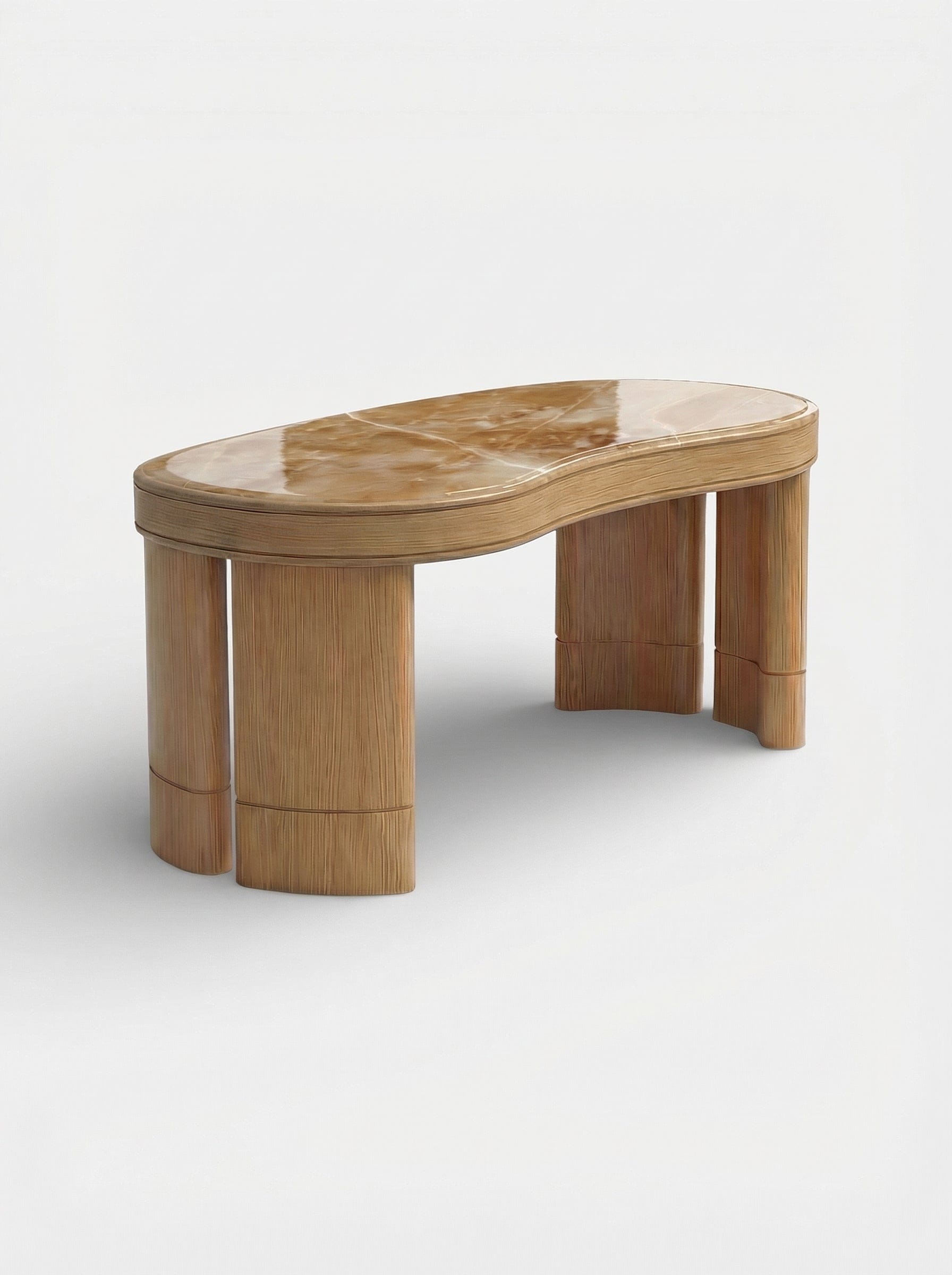 MARBERA NICOLA | OAK & HONEY ONYX DESK Desk