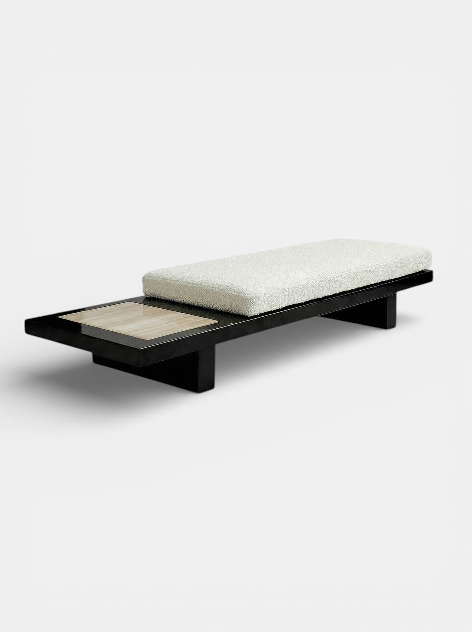 MARBERA SYBILLE BLACK & IVORY ONYX BENCH Bench