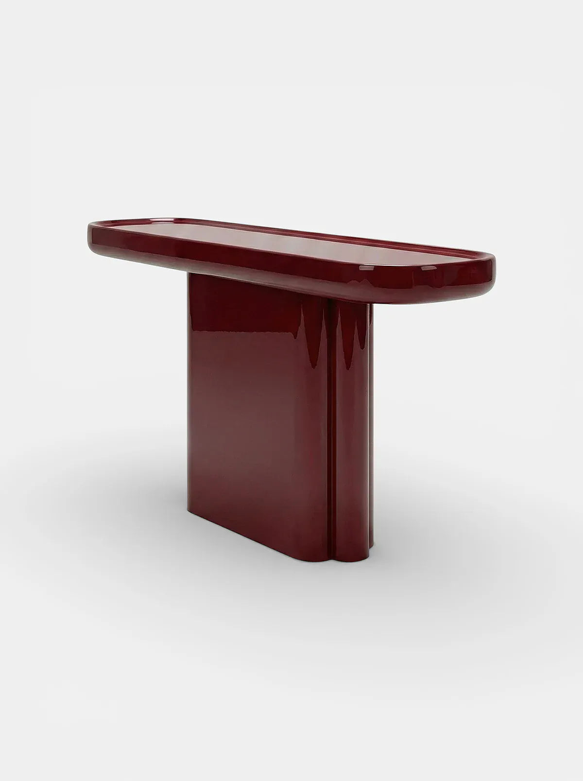 MARBERA UGO BORDEAUX LACQUERED WOOD Console