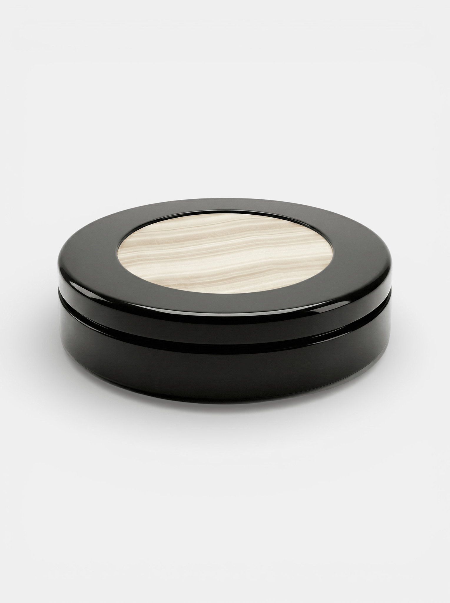 MARBERA YOYO | BLACK & IVORY ONYX Coffee Table