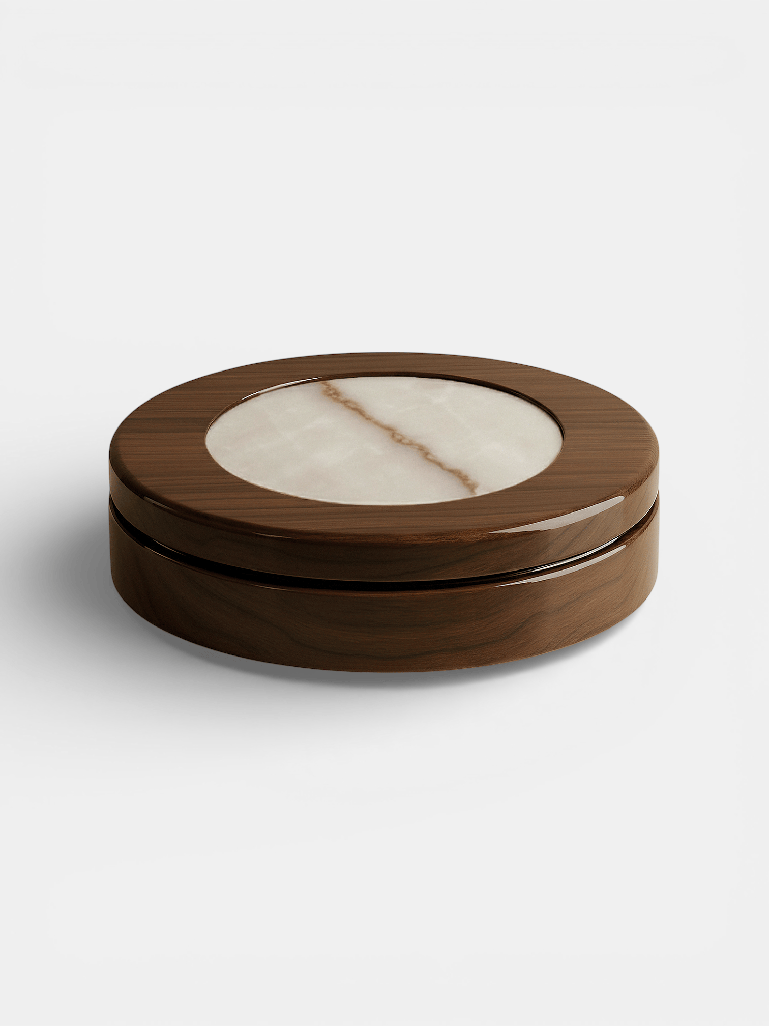 MARBERA YOYO | WOODEN & SHELL ONYX Coffee Table