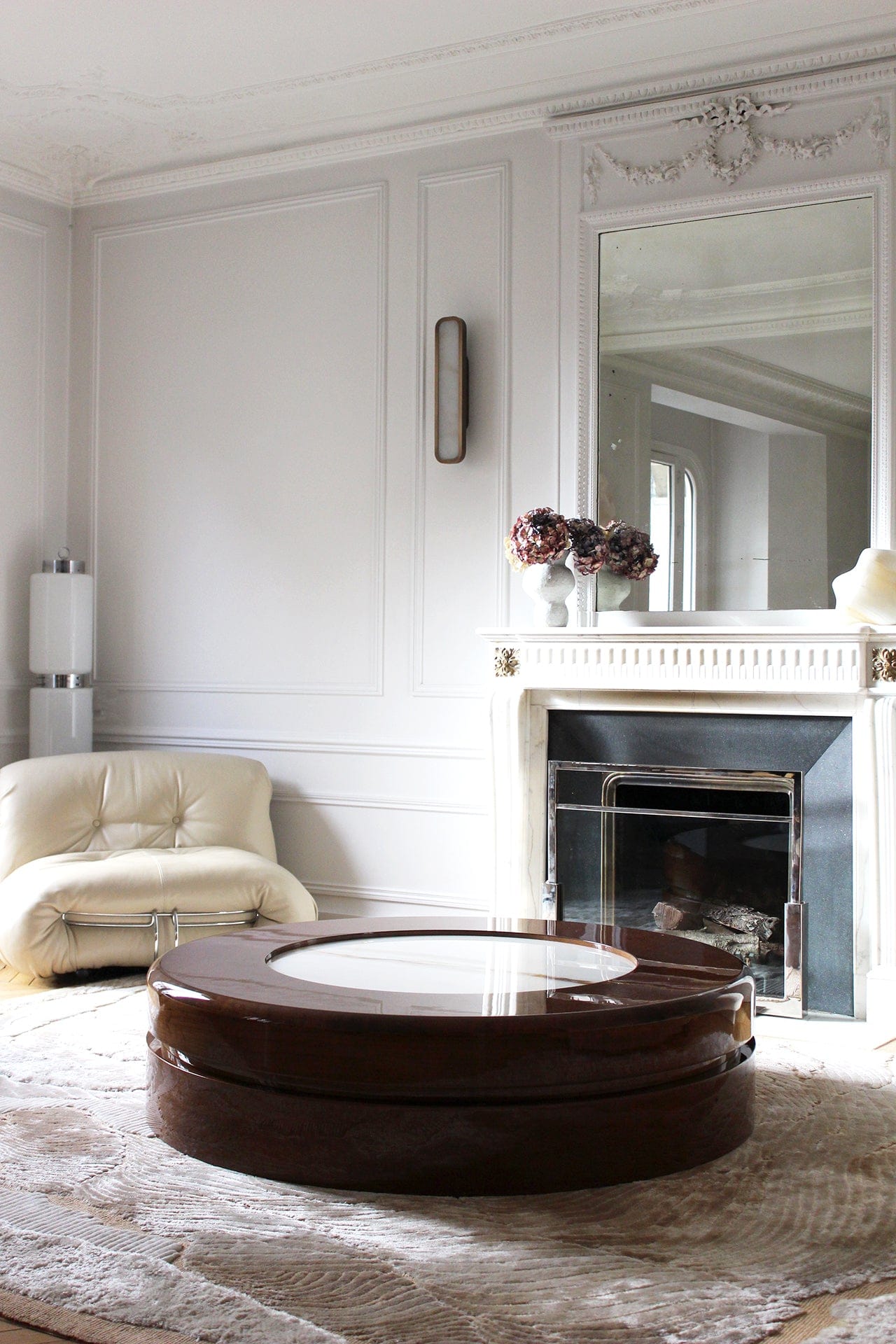 MARBERA YOYO | WOODEN & SHELL ONYX Coffee Table