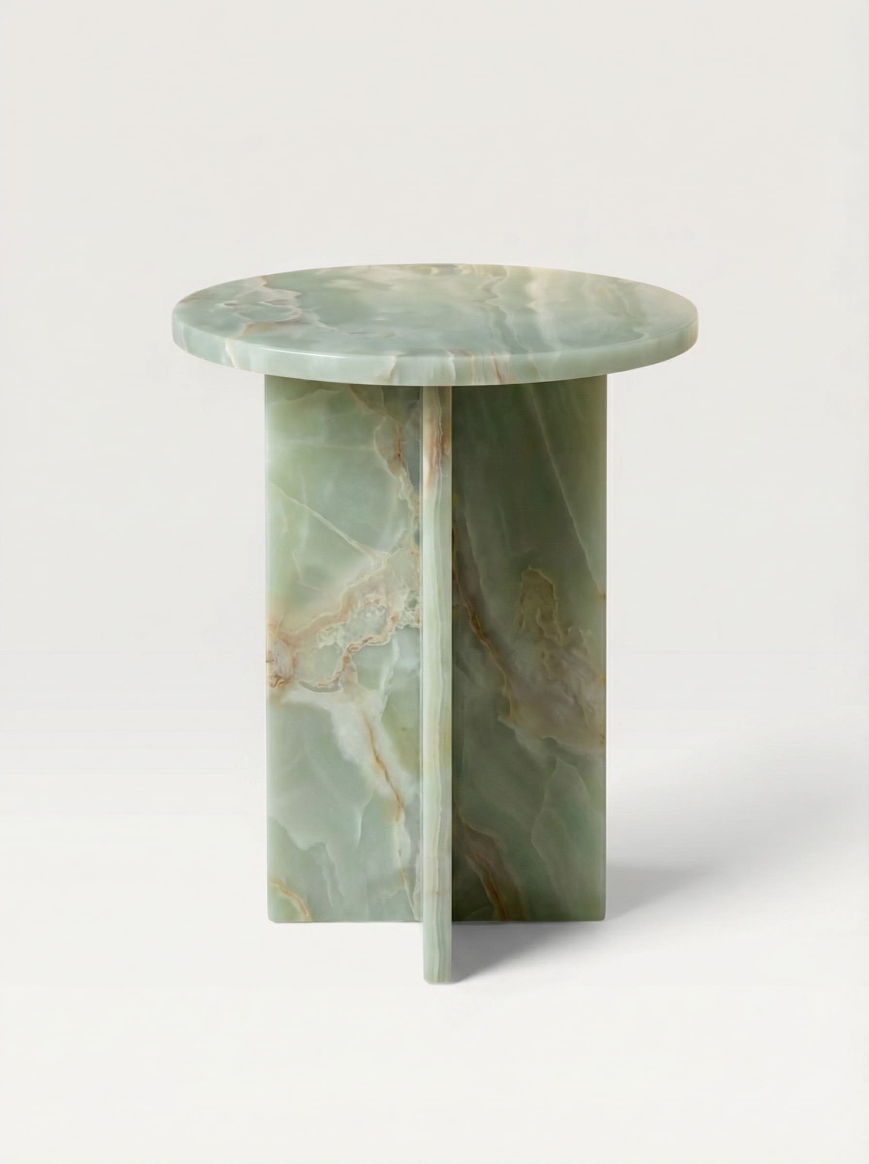 MESA DE ÓNIX VERDE ROSIE