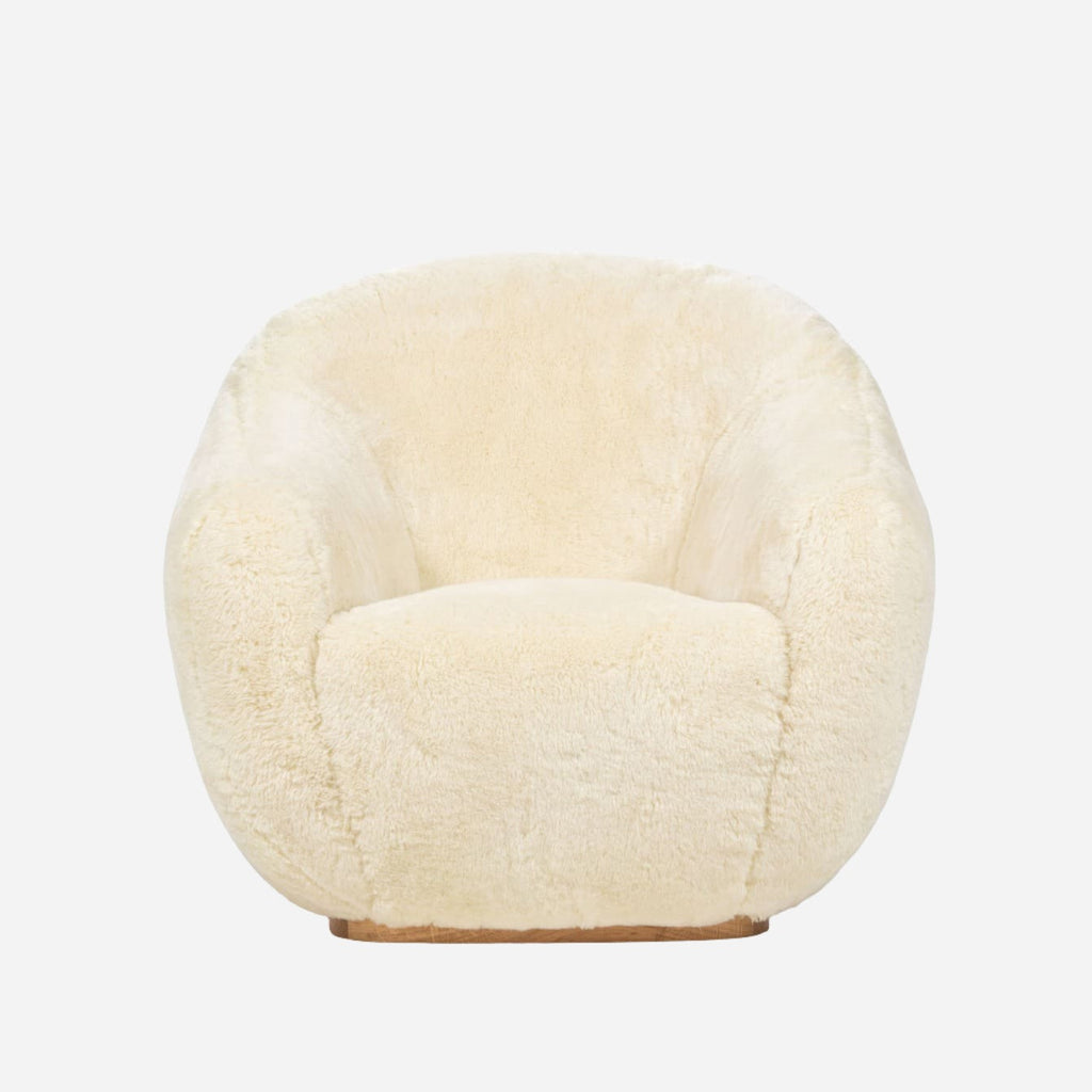 Armchair NIEMEYER II | FUR ARMCHAIR INSIDHERLAND