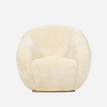 Armchair NIEMEYER II | FUR ARMCHAIR INSIDHERLAND