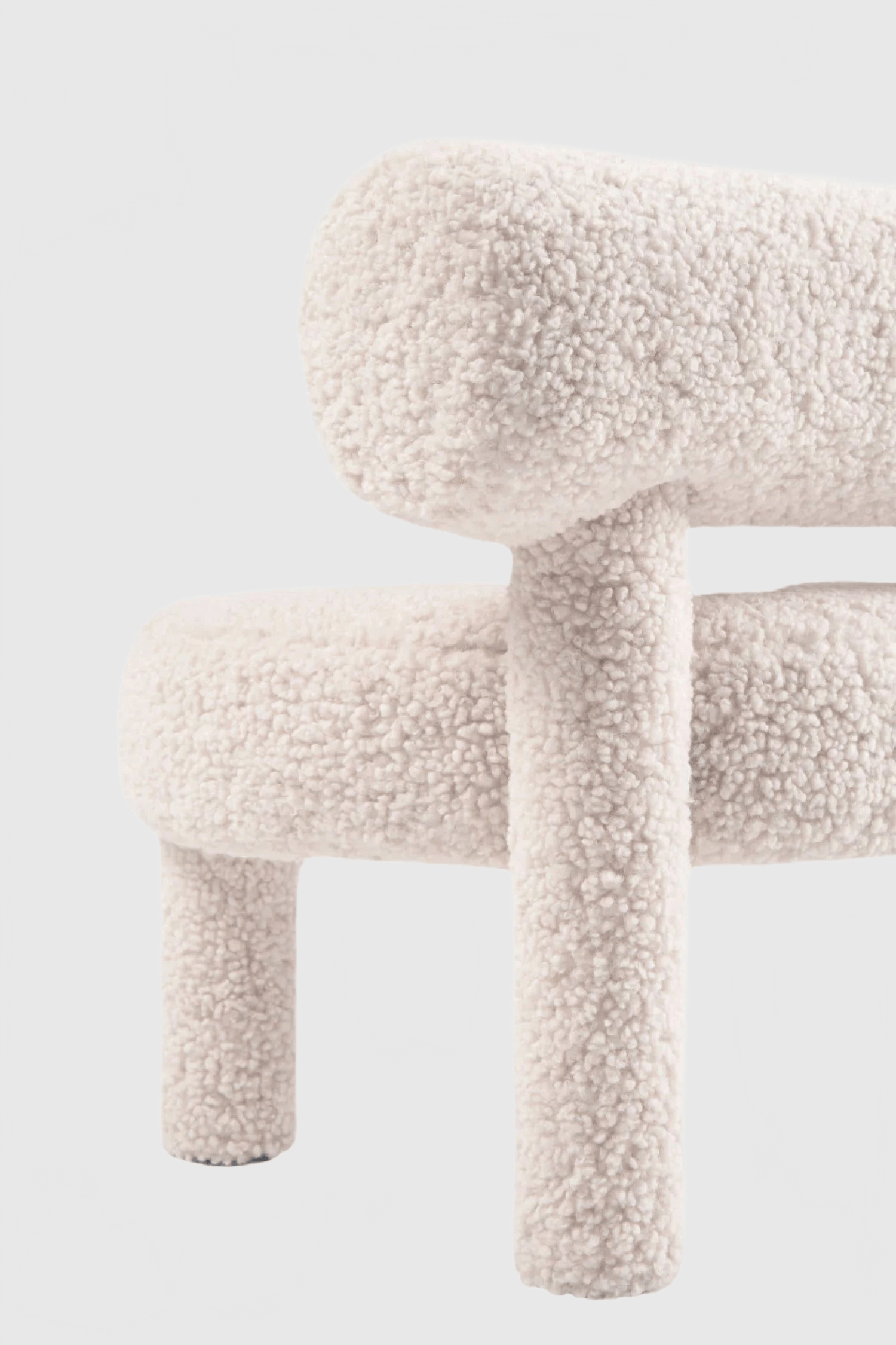 NOOM BABY LOW CHAIR GROPIUS CS1 IN FAUX FUR Baby Chair