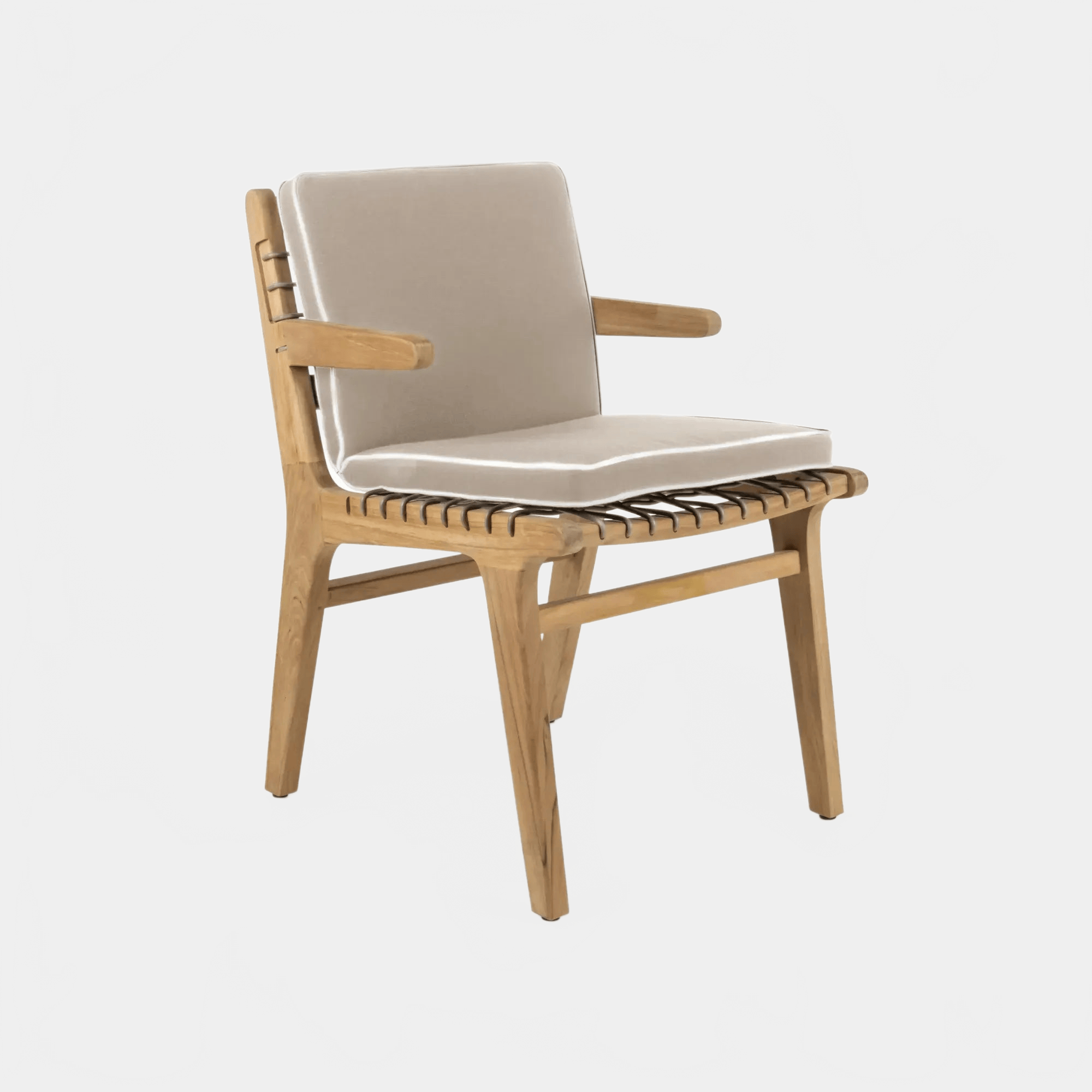 Outdoor Armchair FORTE ARMCHAIR | TEAK & STRAPS BETACO