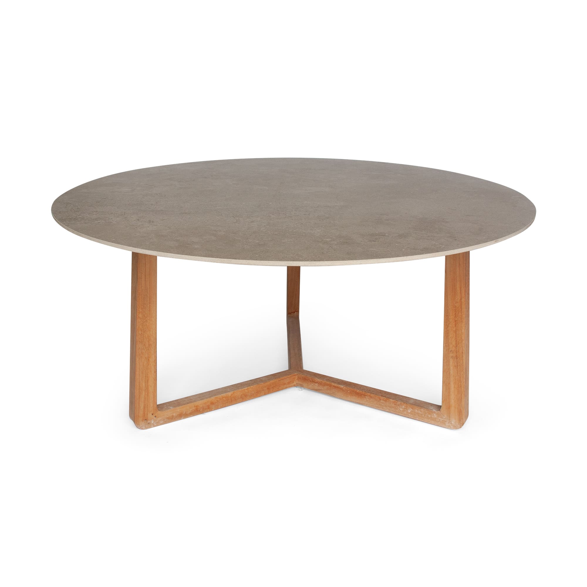 Outdoor Dining Table Ceramic Top ATRANI DINING TABLE | Ø 62.2" BETACO