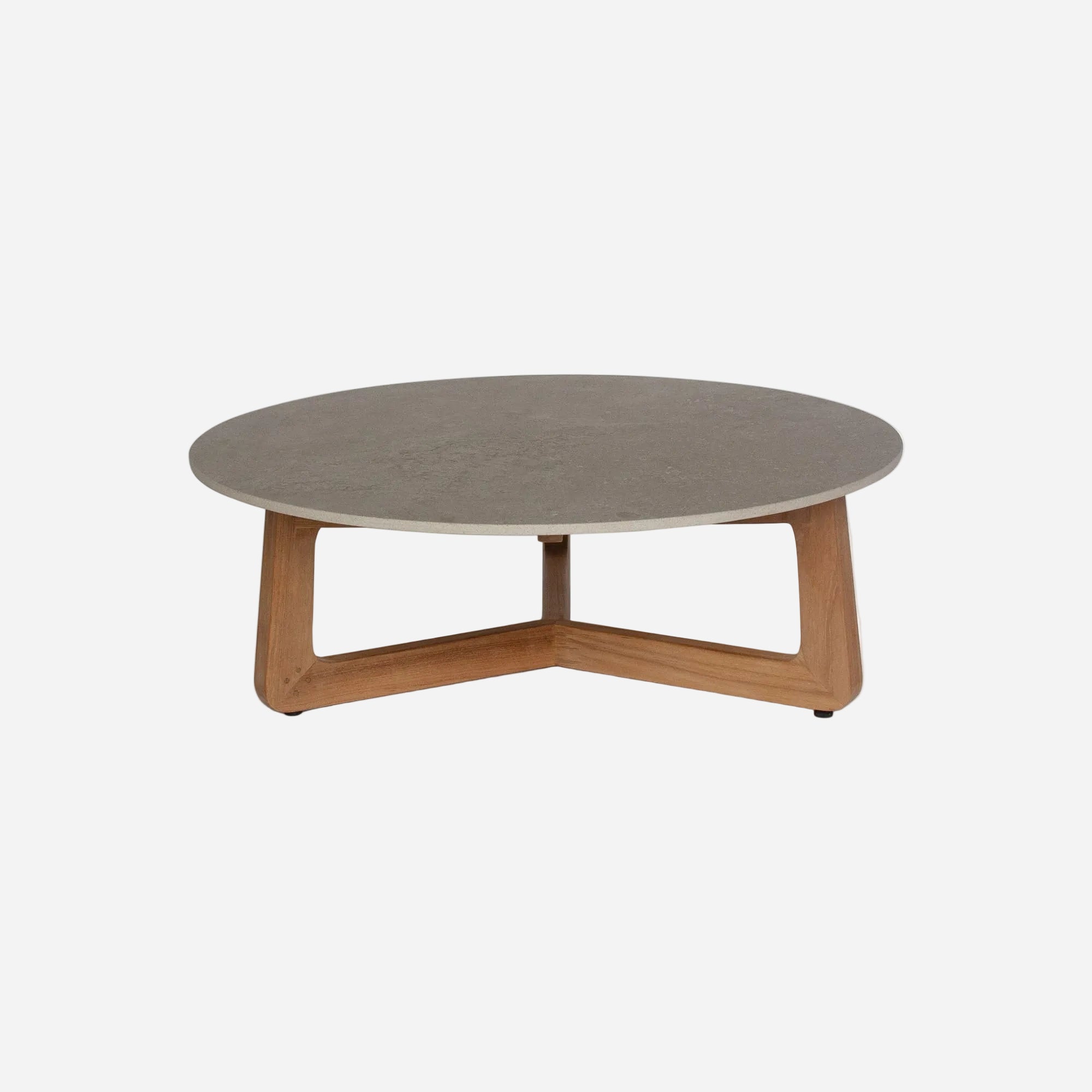 Outdoor Lounge Table ATRANI LOUNGE TABLE – CERAMIC SABBIA & PANNA BETACO