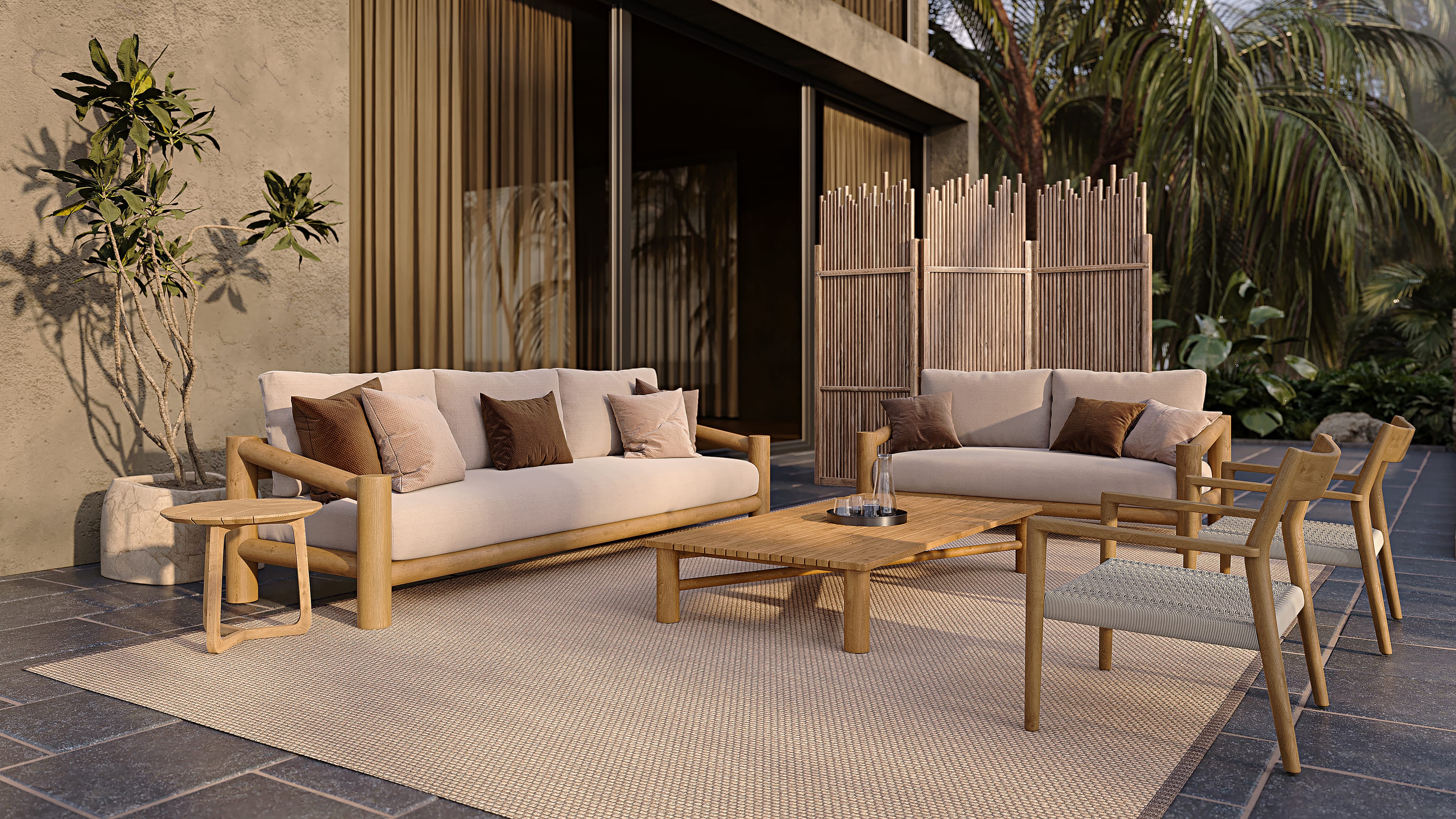 Outdoor Lounge Table CAMOGLI LOUNGE TABLE | RECTANGULAR BETACO