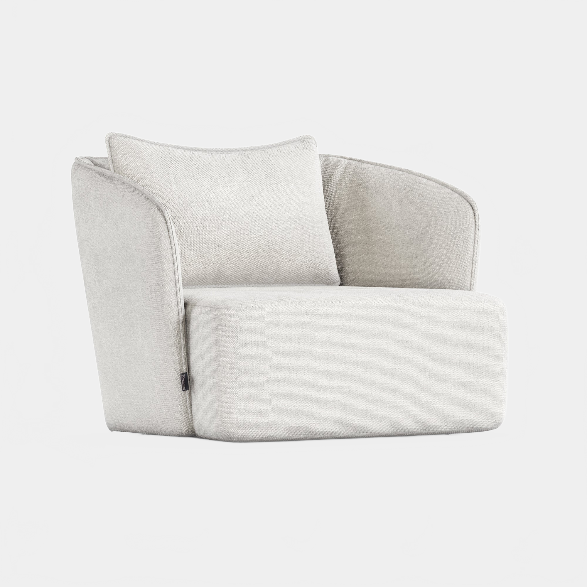 Lounge Chair Bergamo - Green 12 LYFOS SINGLE SEAT LOUNGE CHAIR KREAMAT