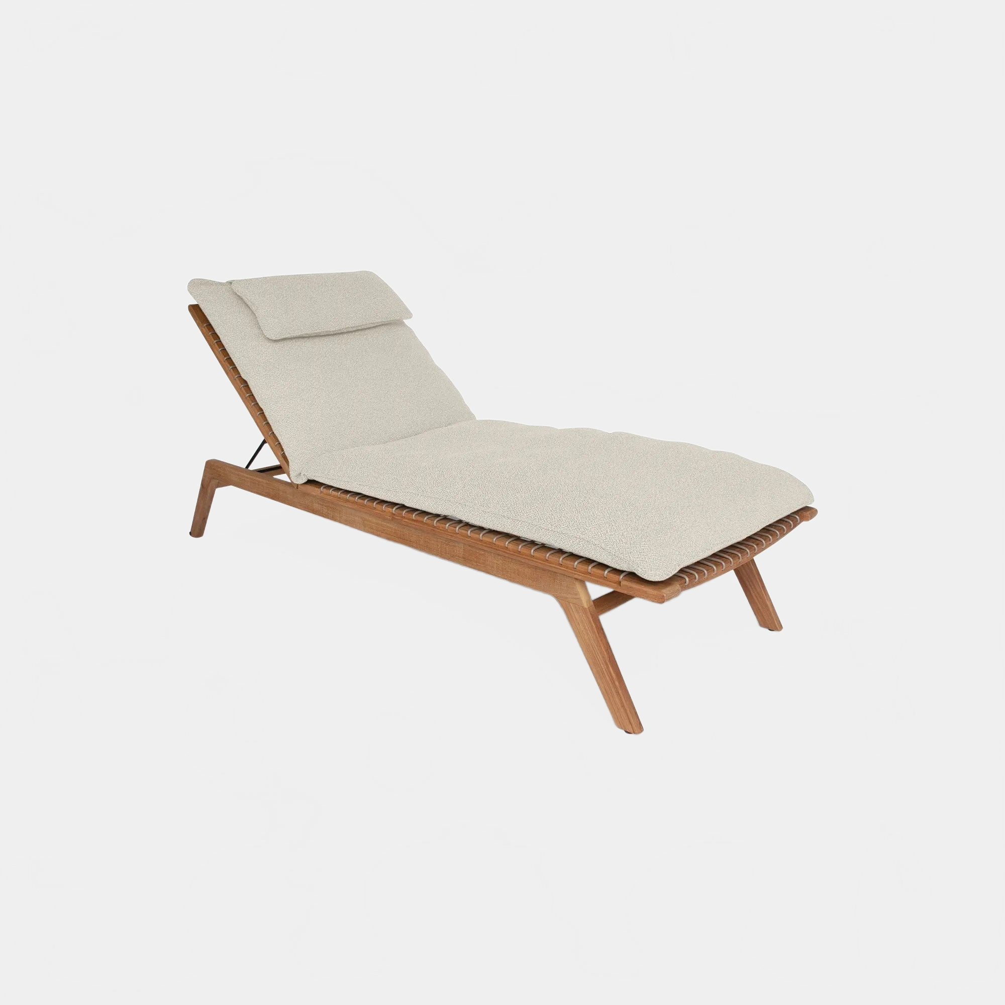 Sun Lounger FORTE SUN LOUNGER | TEAK & STRAPS BETACO