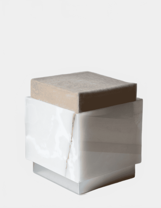 Stool ALFIE SHELL ONYX STOOL MARBERA