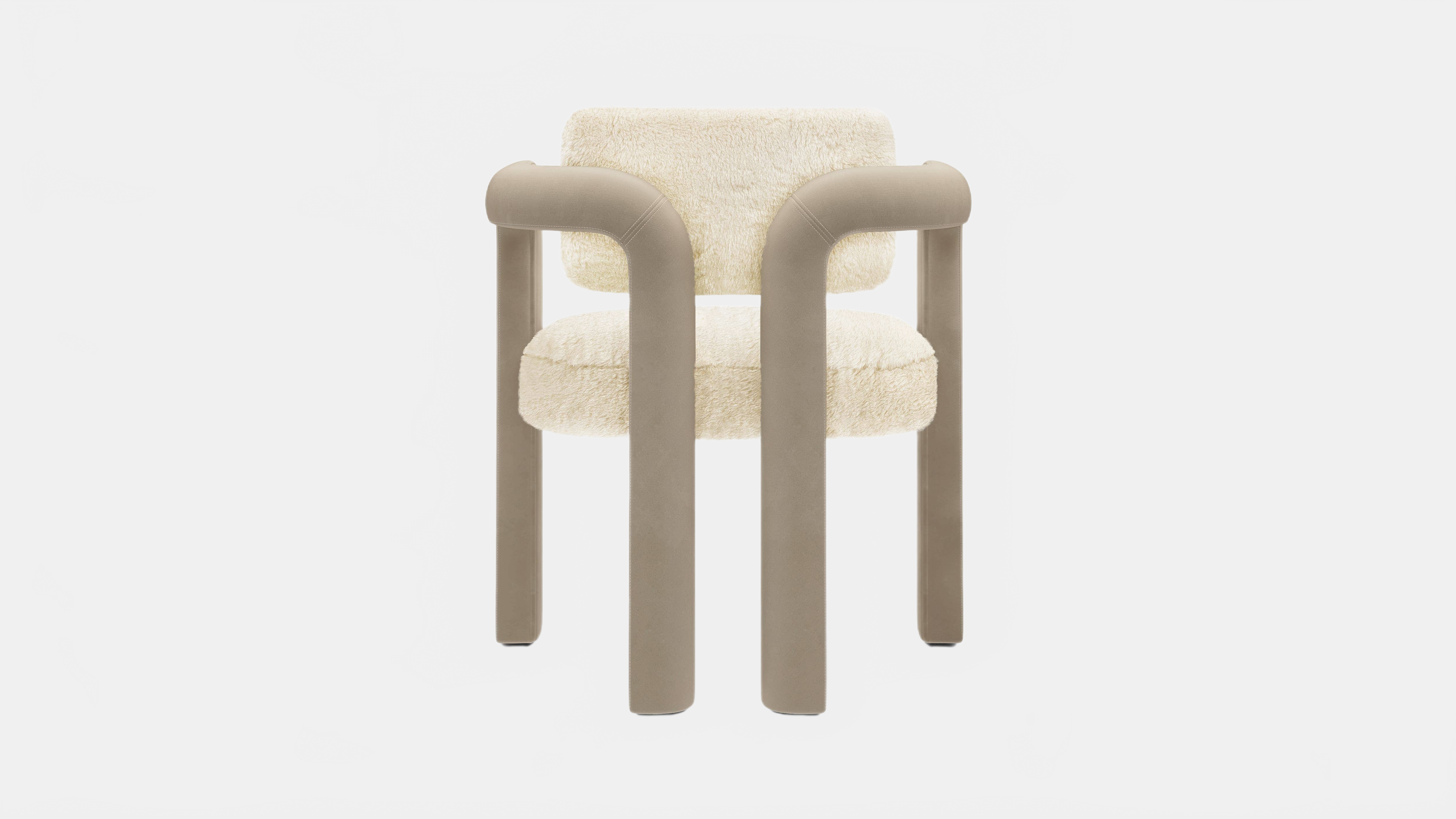 Dining Chair DOUBLE ARCH DINING CHAIR | FUR & VELVET INSIDHERLAND