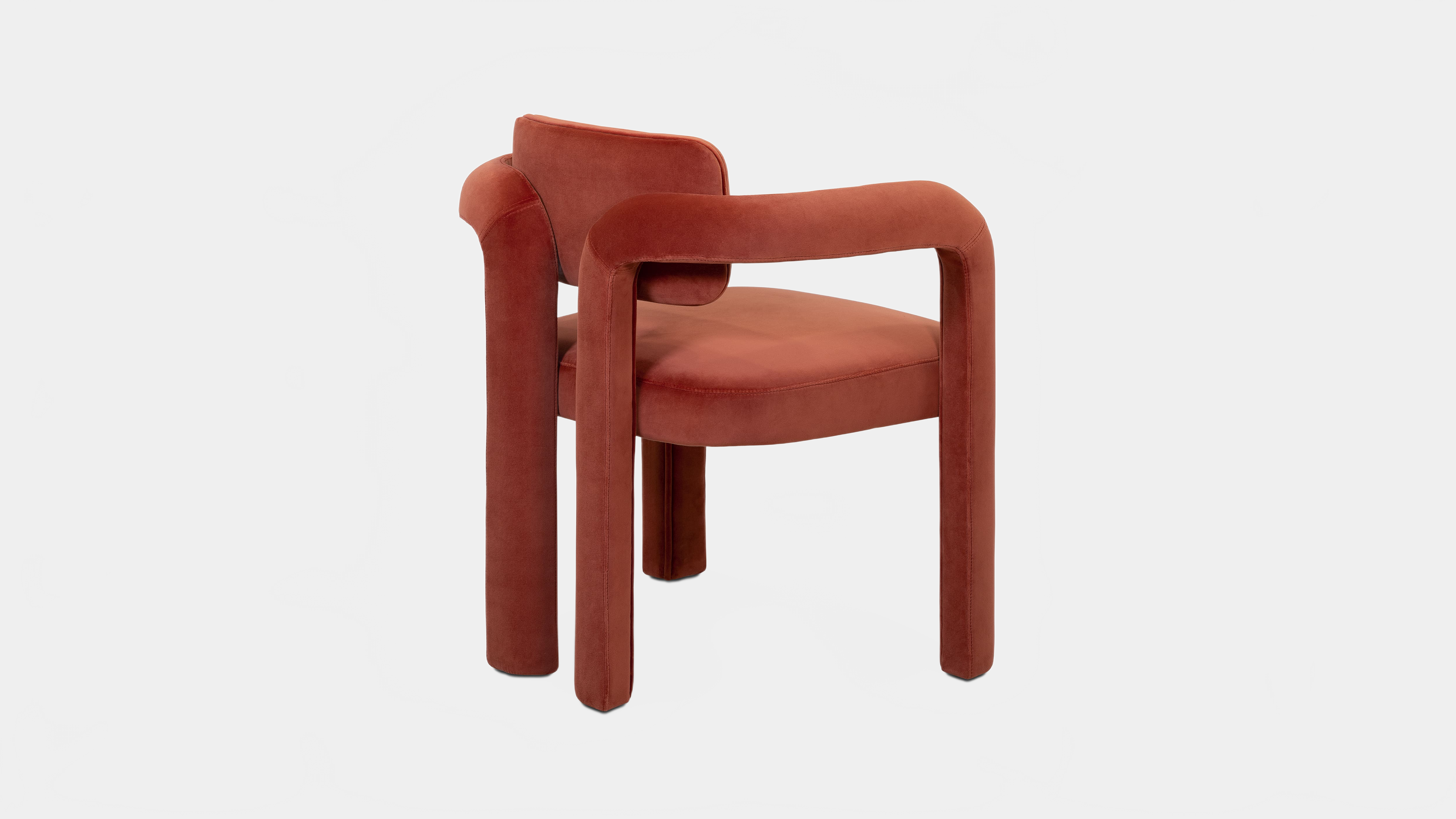 Dining Chair DOUBLE ARCH VELVET DINING CHAIR INSIDHERLAND