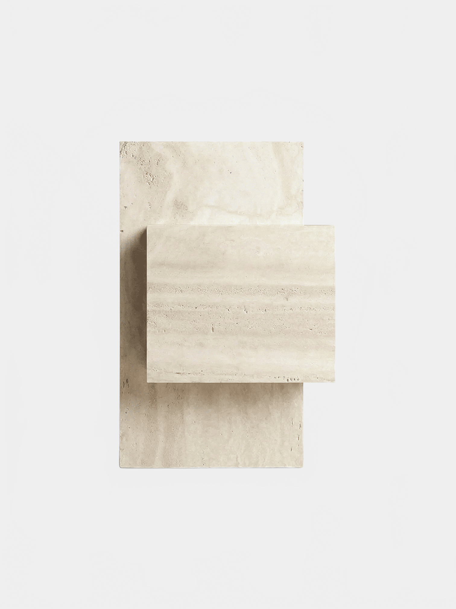 Side Table ELLA TRAVERTINE TABLE MARBERA