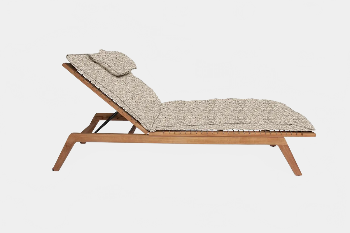 Sun Lounger FORTE SUN LOUNGER | TEAK & STRAPS BETACO