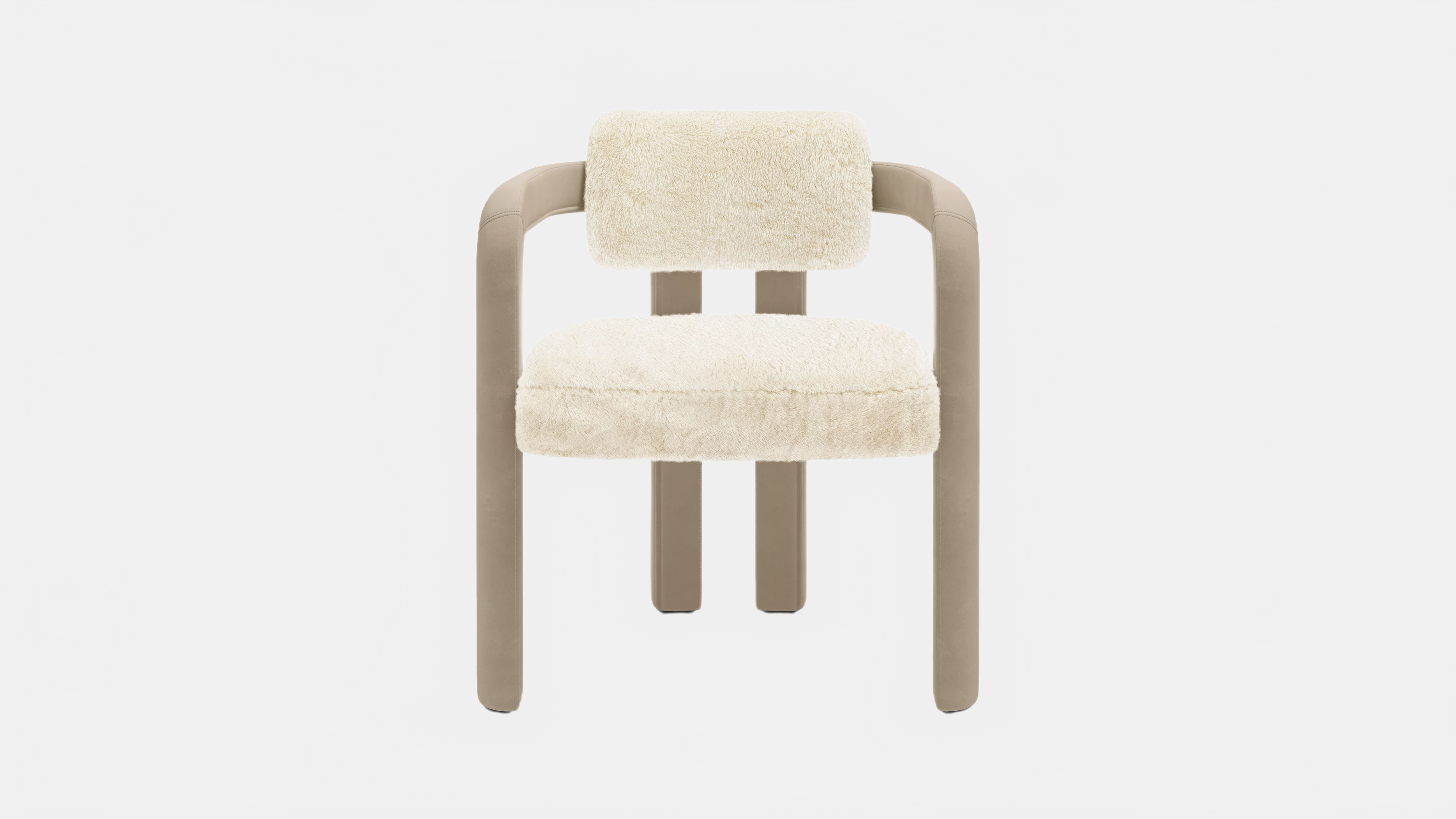 Dining Chair DOUBLE ARCH DINING CHAIR | FUR & VELVET INSIDHERLAND