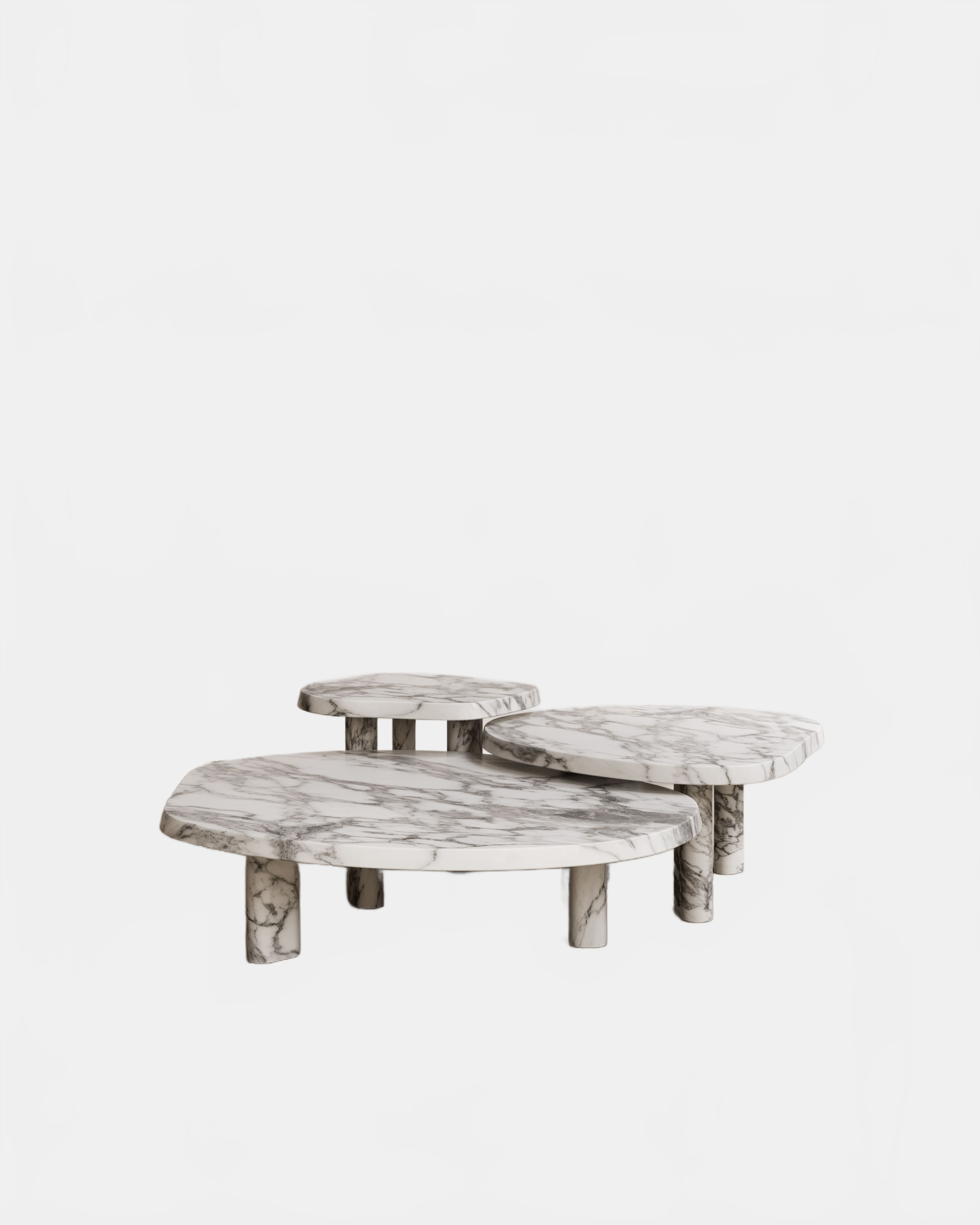 Coffee Table Arabescato Marble CONSTANTIN COFFEE TABLE PALOMA EDITIONS